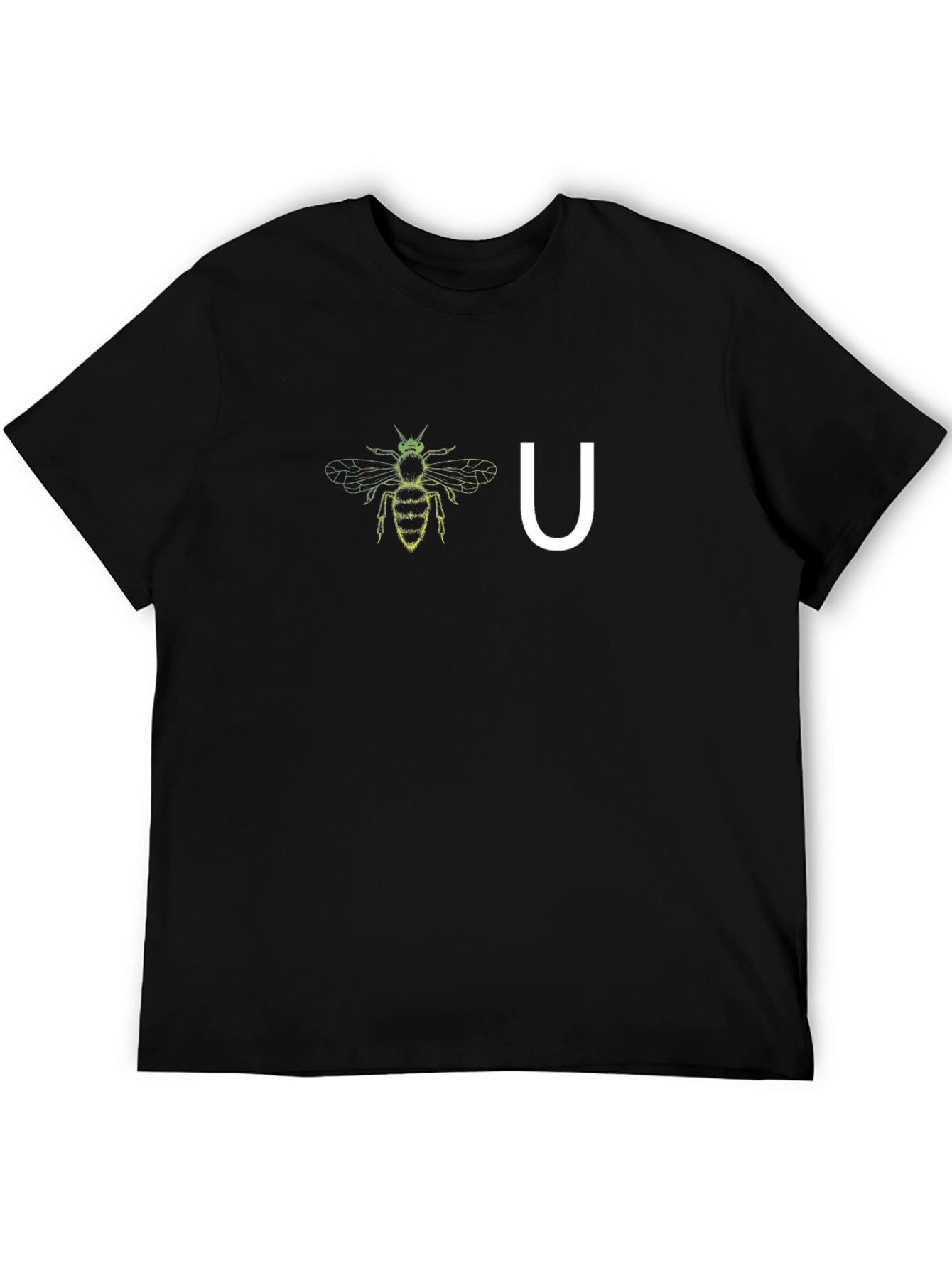 Bee You Black Graphic T-Shirt