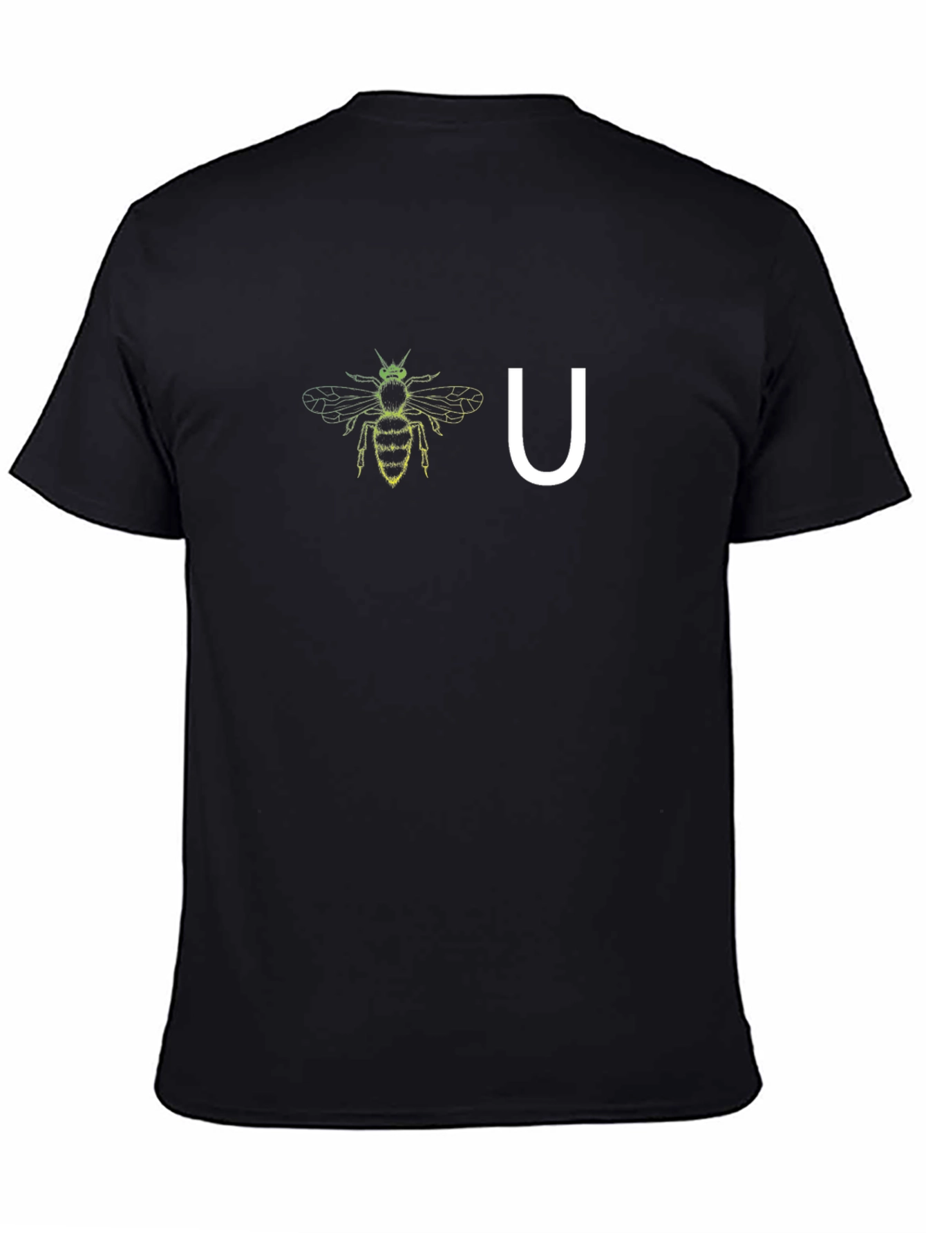 Bee You Black Graphic T-Shirt