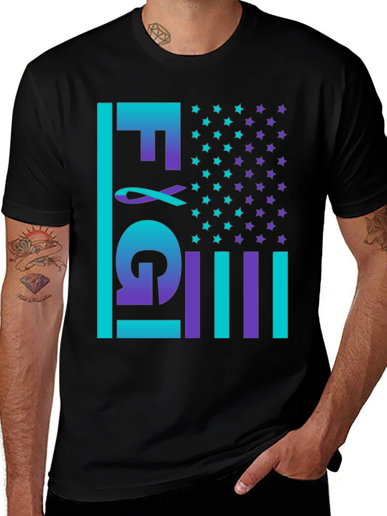 Fight X Give Shirt - Mental Health Awareness Tee