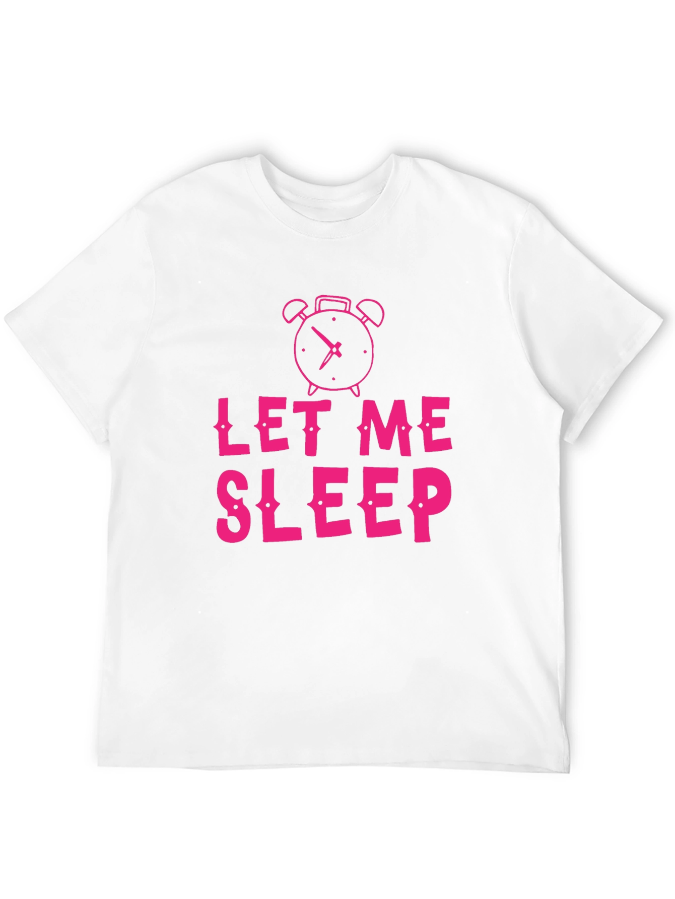 Let Me Sleep Black T-Shirt - Funny Graphic Tee