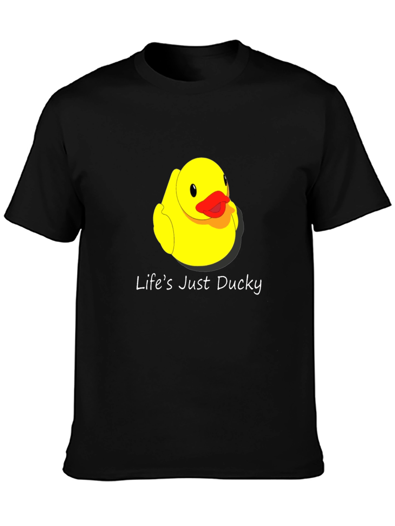 Lifes Just Ducky T-Shirt - Cute Rubber Duck Tee