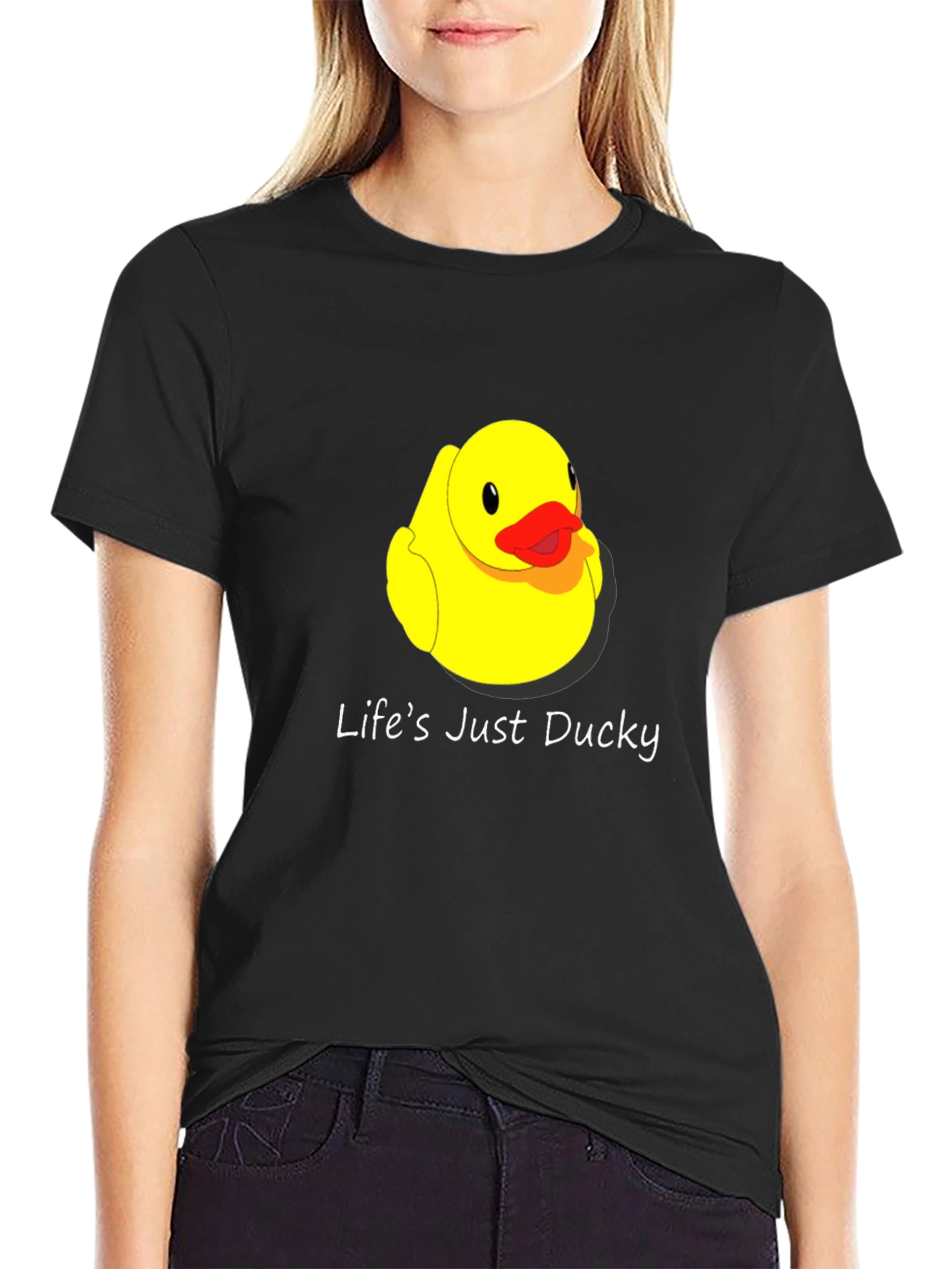 Lifes Just Ducky T-Shirt - Cute Rubber Duck Tee