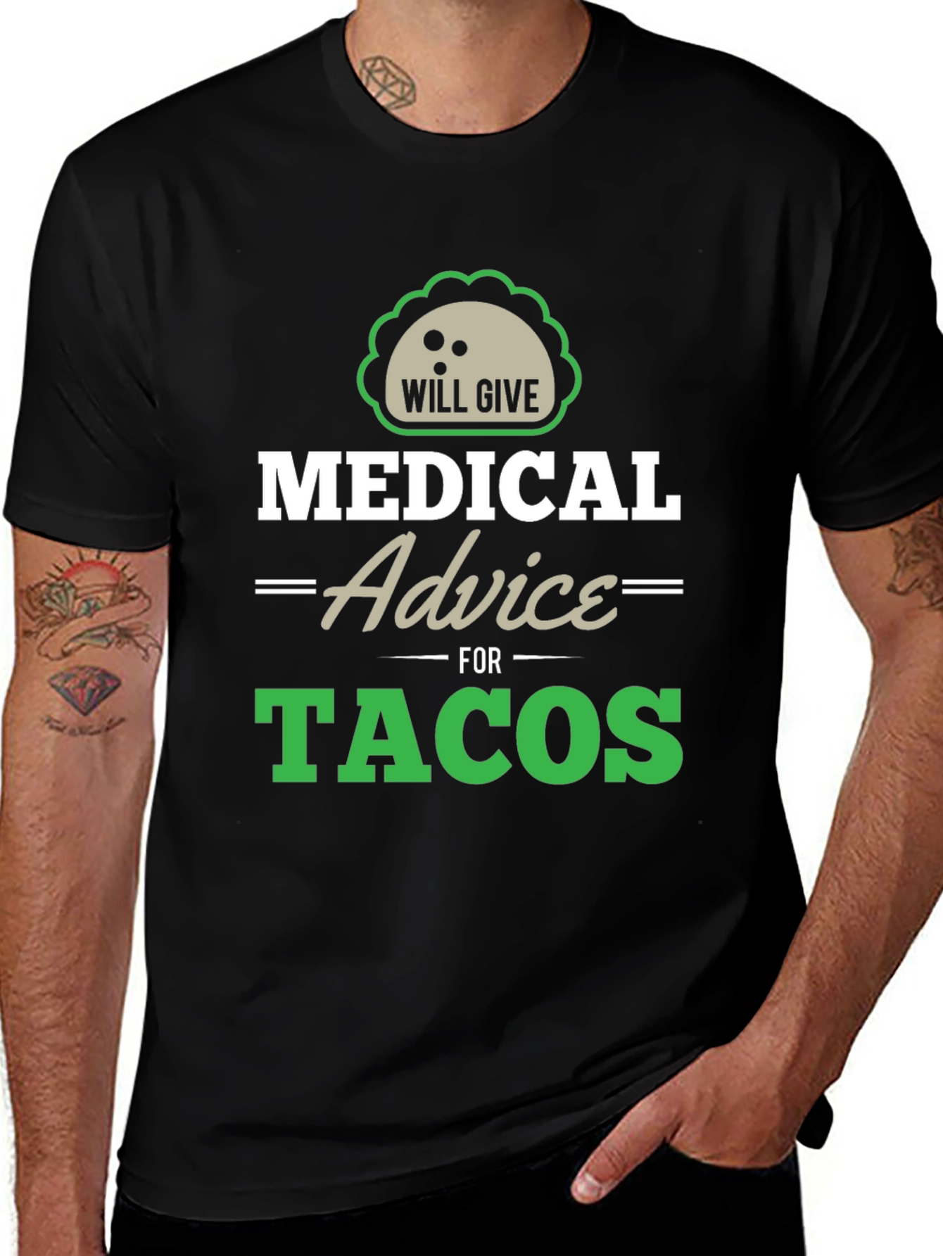 Medical Advice For Tacos Graphic Tee
