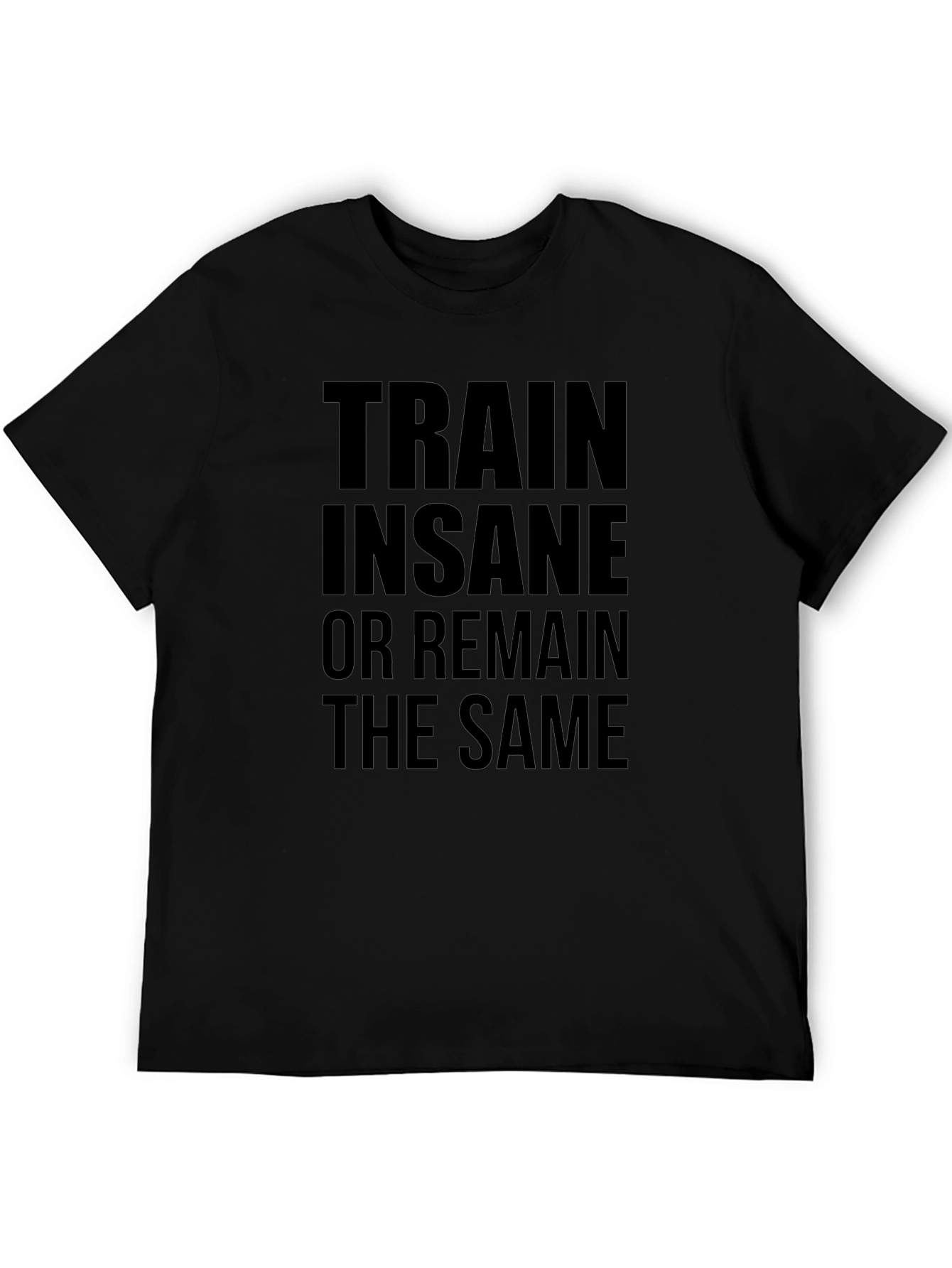 Train Insane Graphic Tee - Black