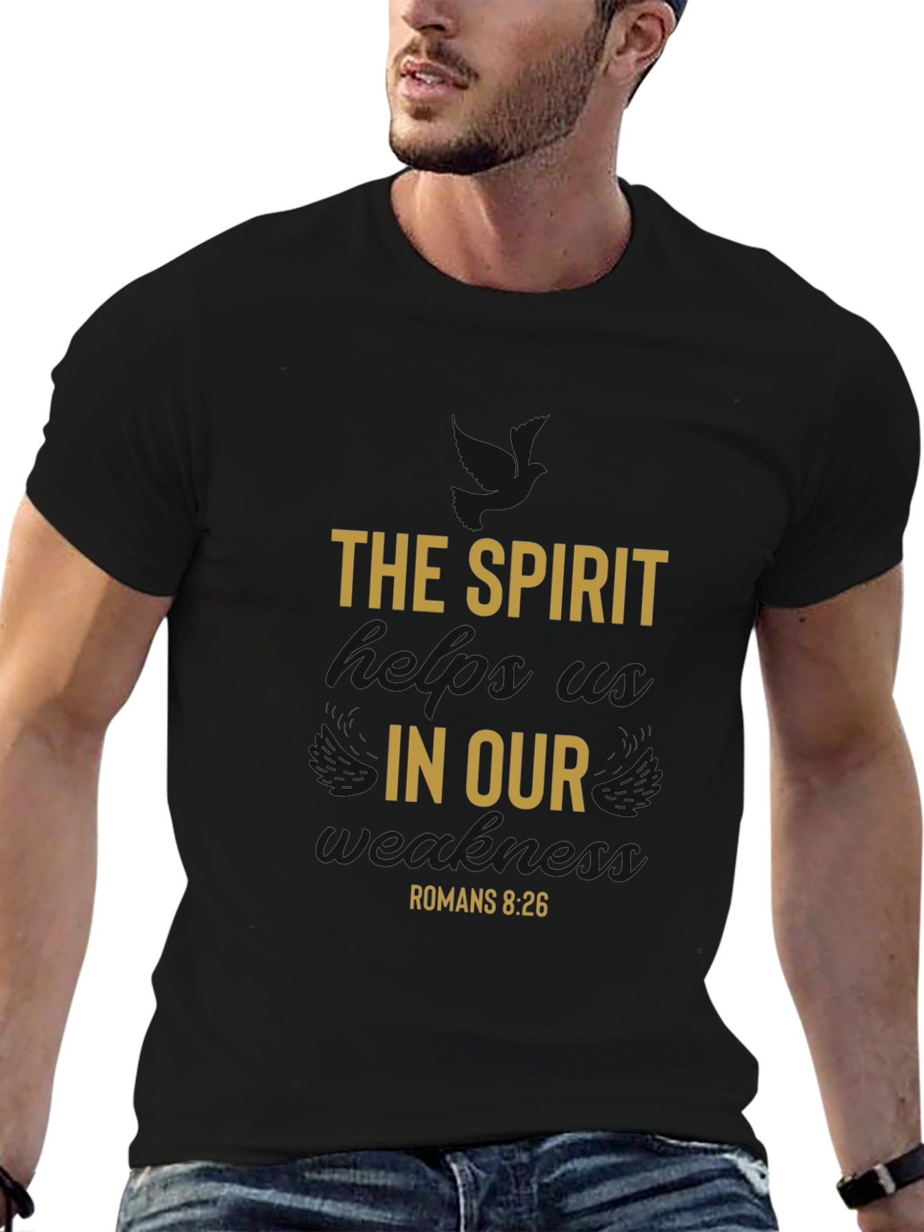 The Spirit Helps Us T-Shirt