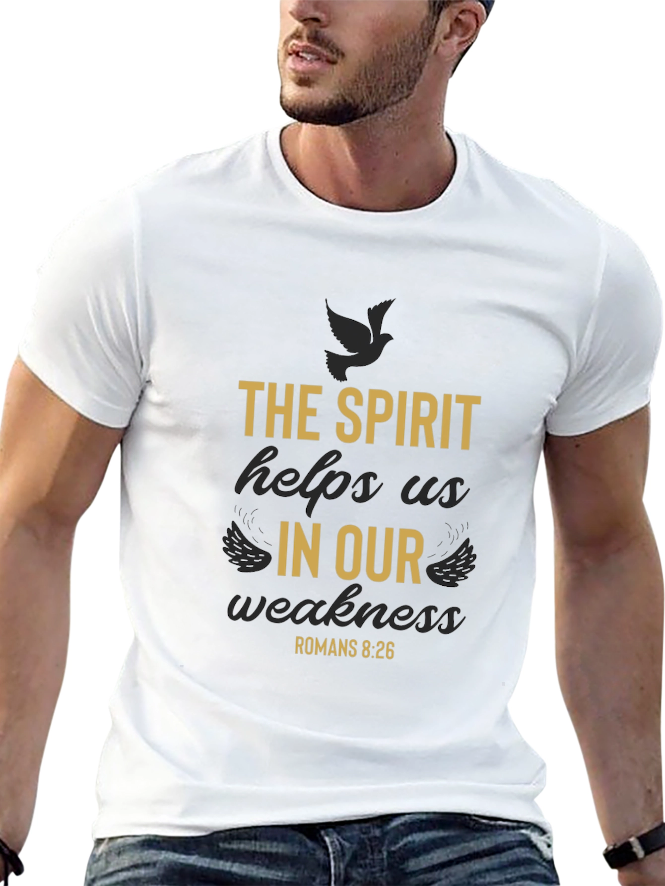 The Spirit Helps Us T-Shirt