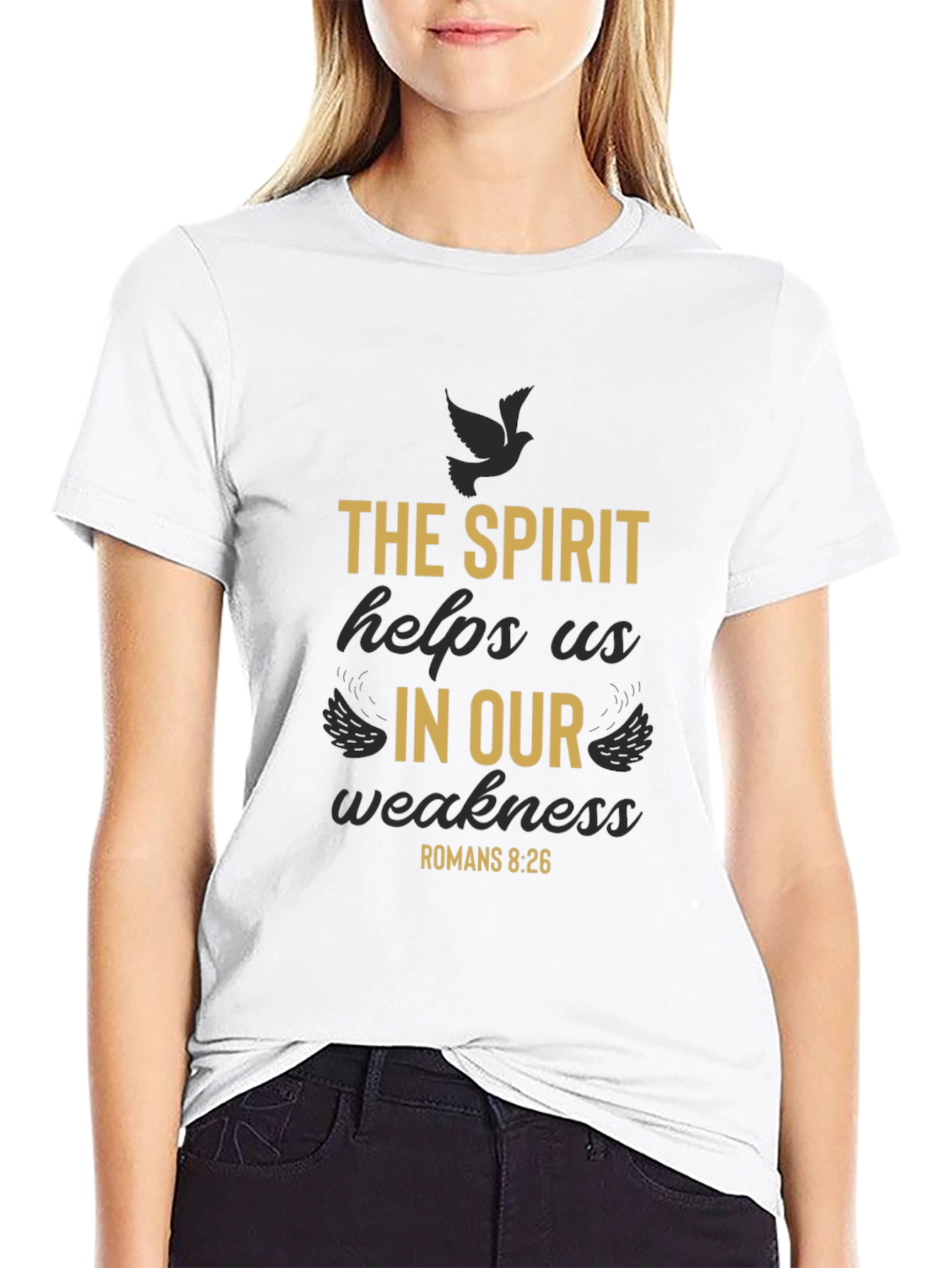 The Spirit Helps Us T-Shirt