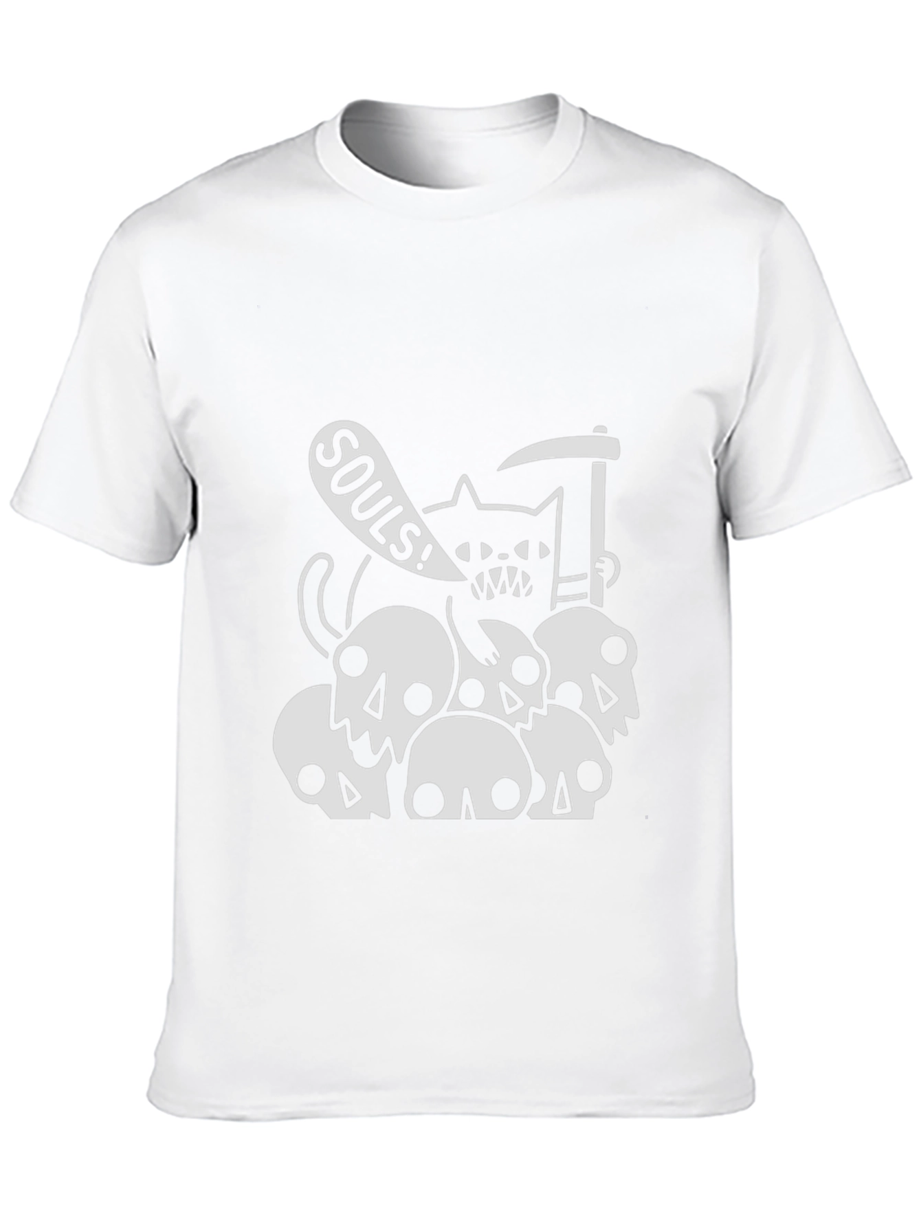 Grim Reaper Cat T-Shirt - Souls!
