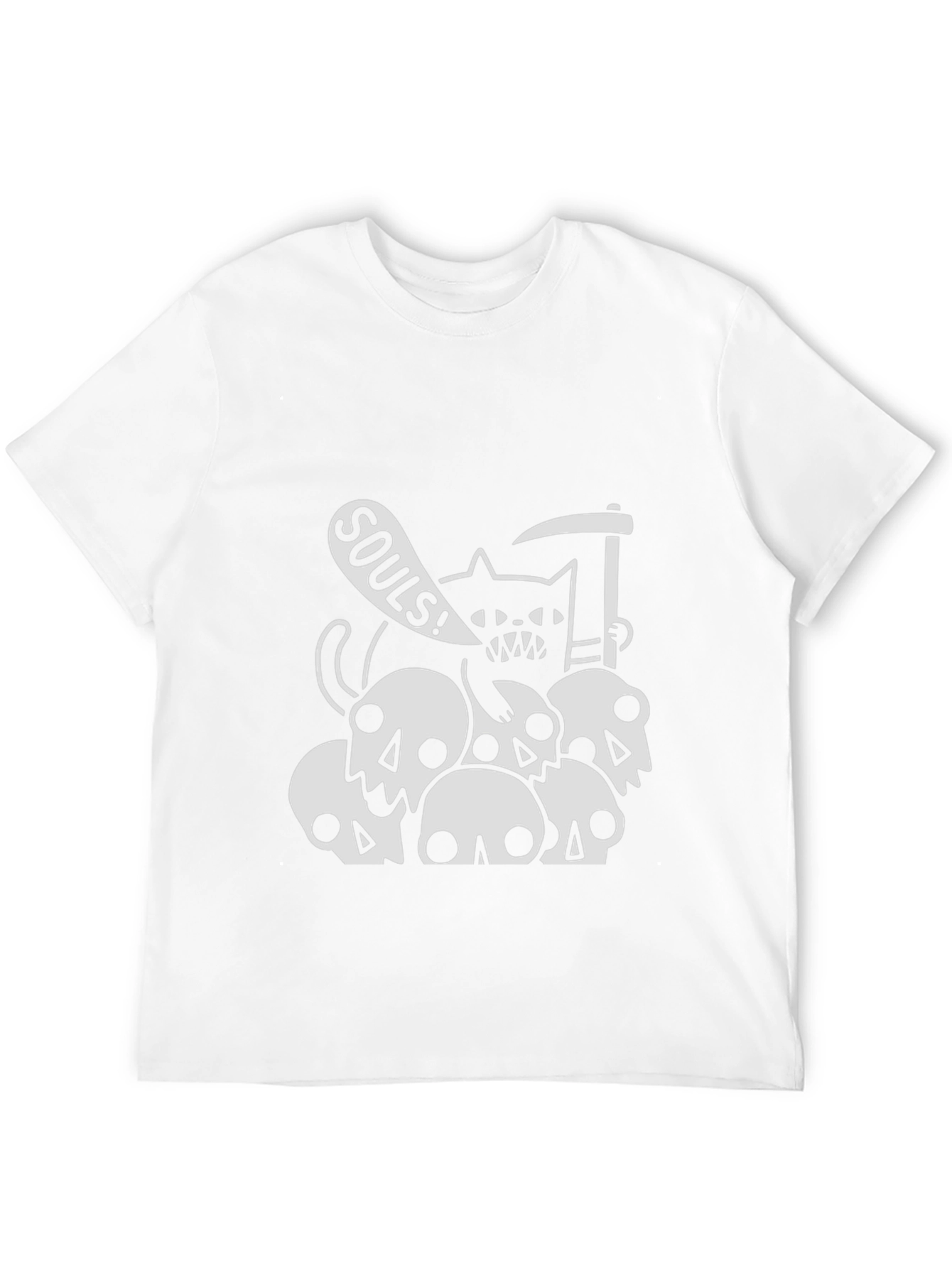 Grim Reaper Cat T-Shirt - Souls!