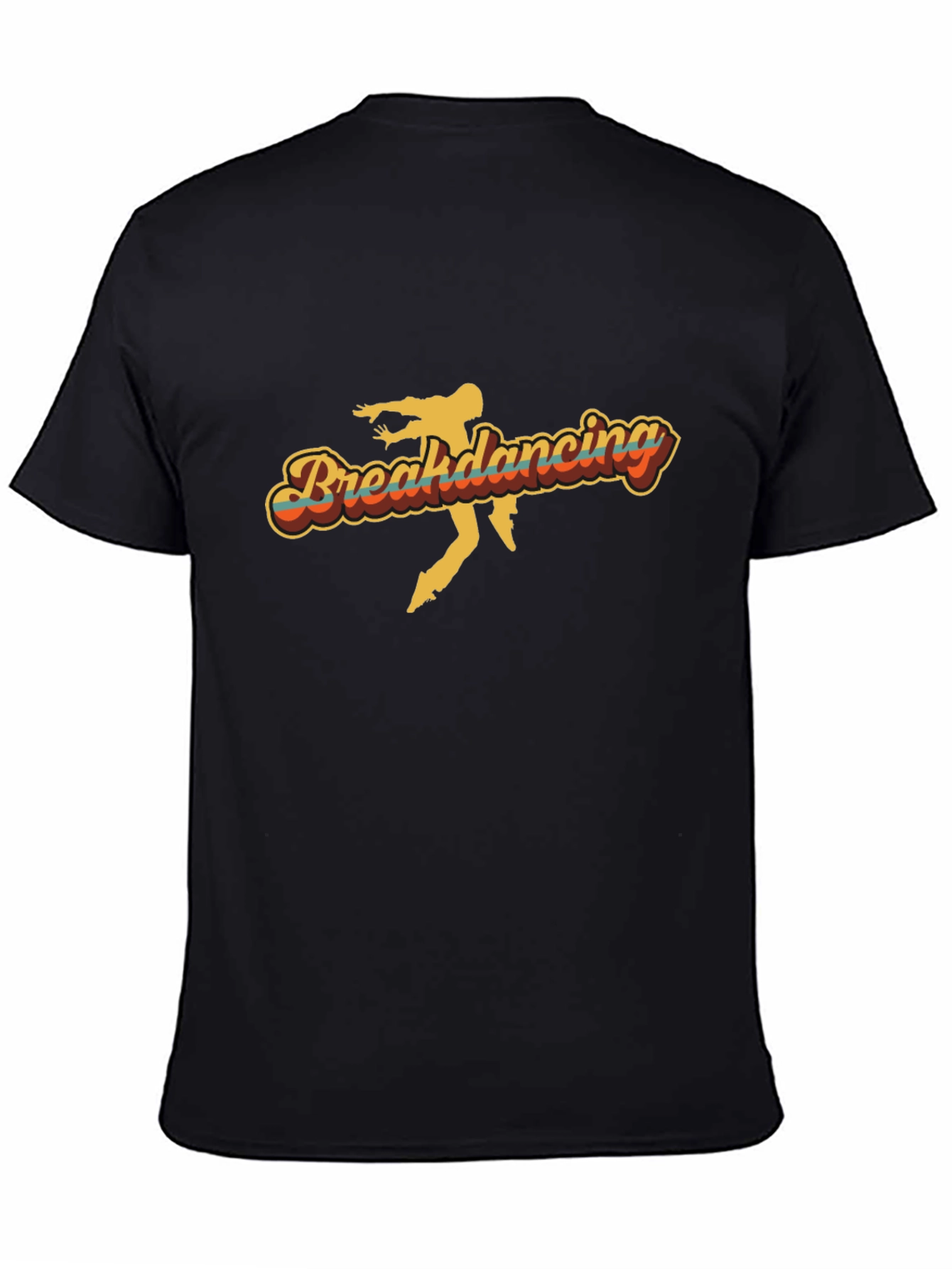 Retro Breakdancing T-Shirt - Black Tee