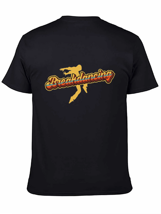Retro Breakdancing T-Shirt - Black Tee
