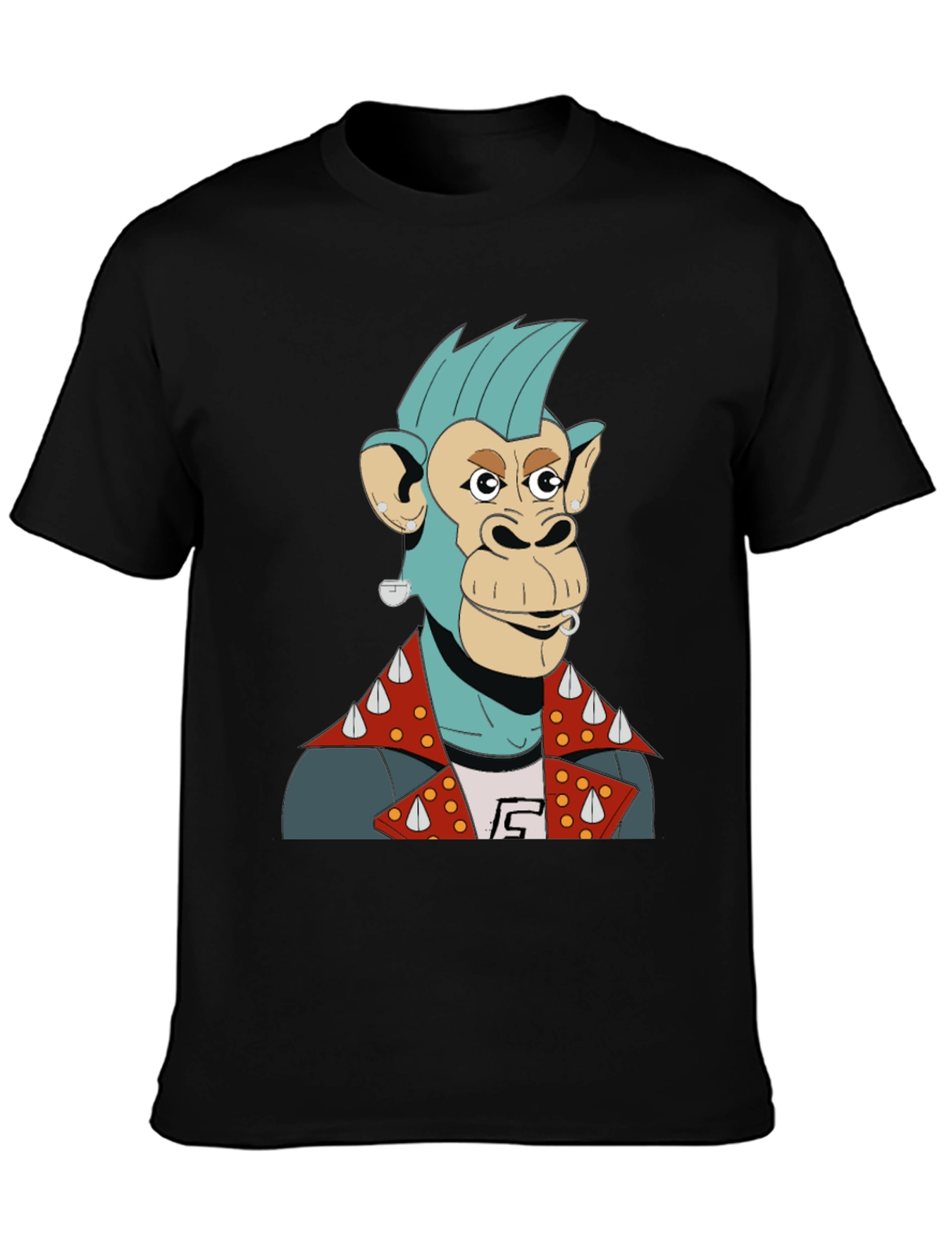 Punk Ape Graphic T-Shirt - Edgy Style