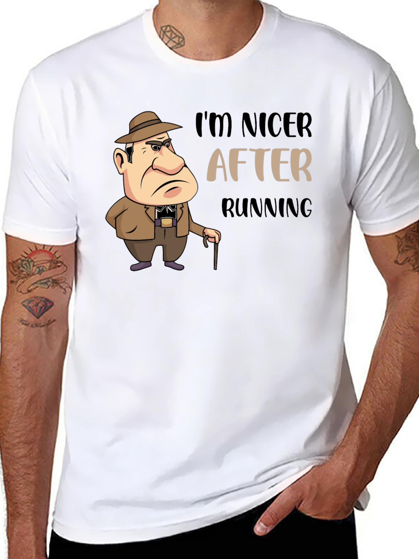 Im Nicer After Running Graphic T-Shirt