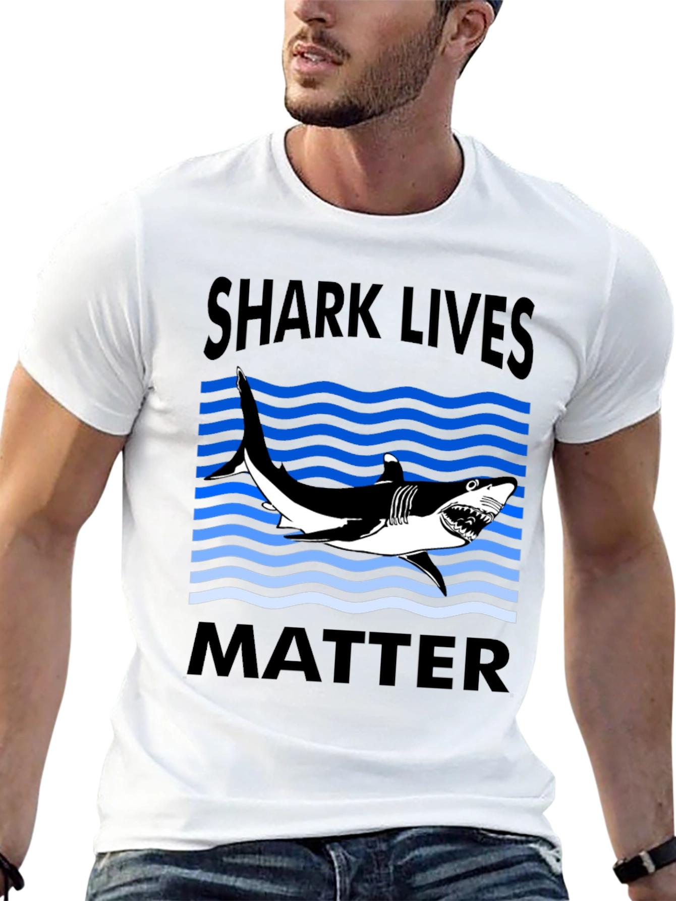 Shark Lives Matter Graphic T-Shirt