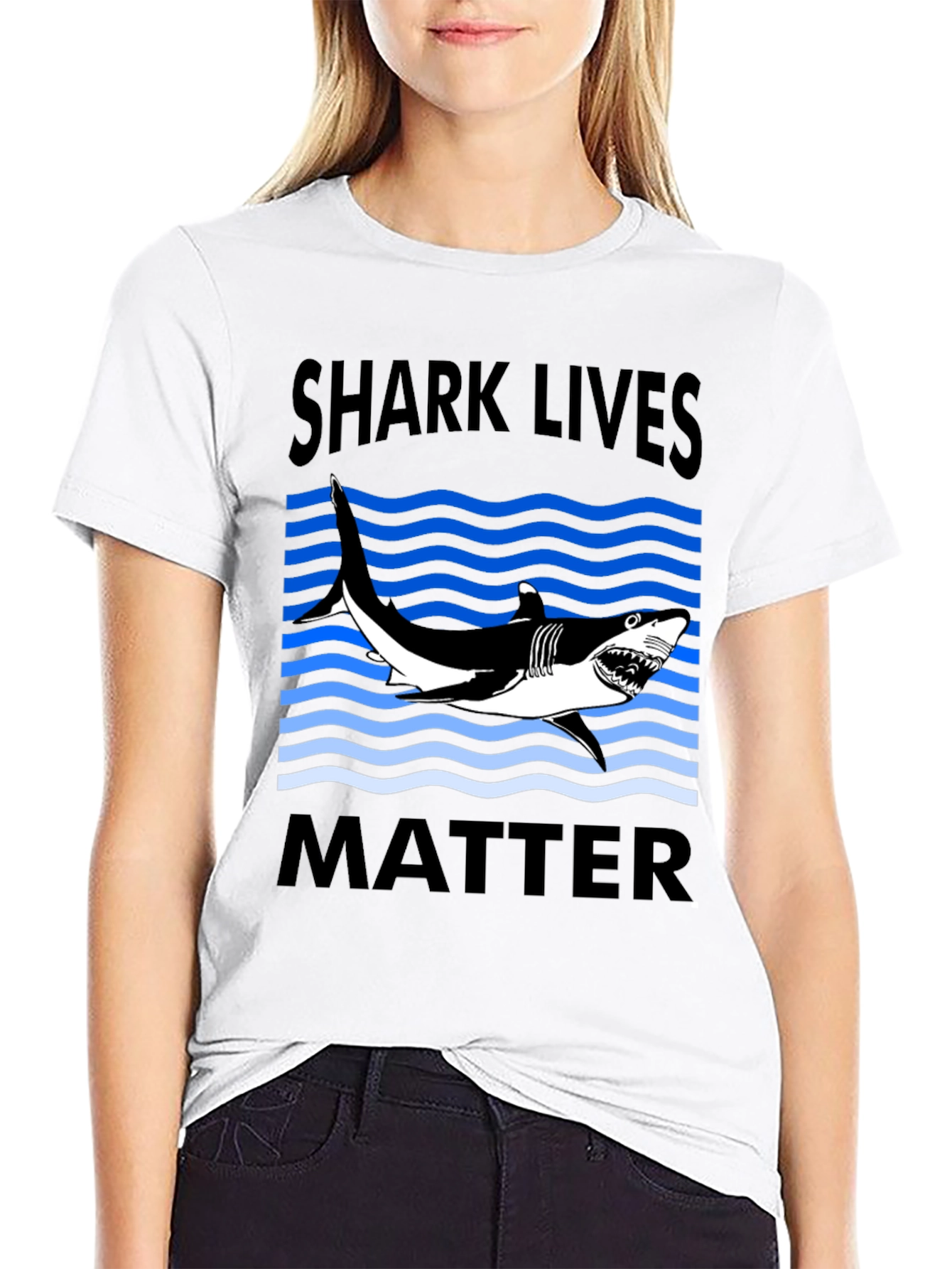 Shark Lives Matter Graphic T-Shirt