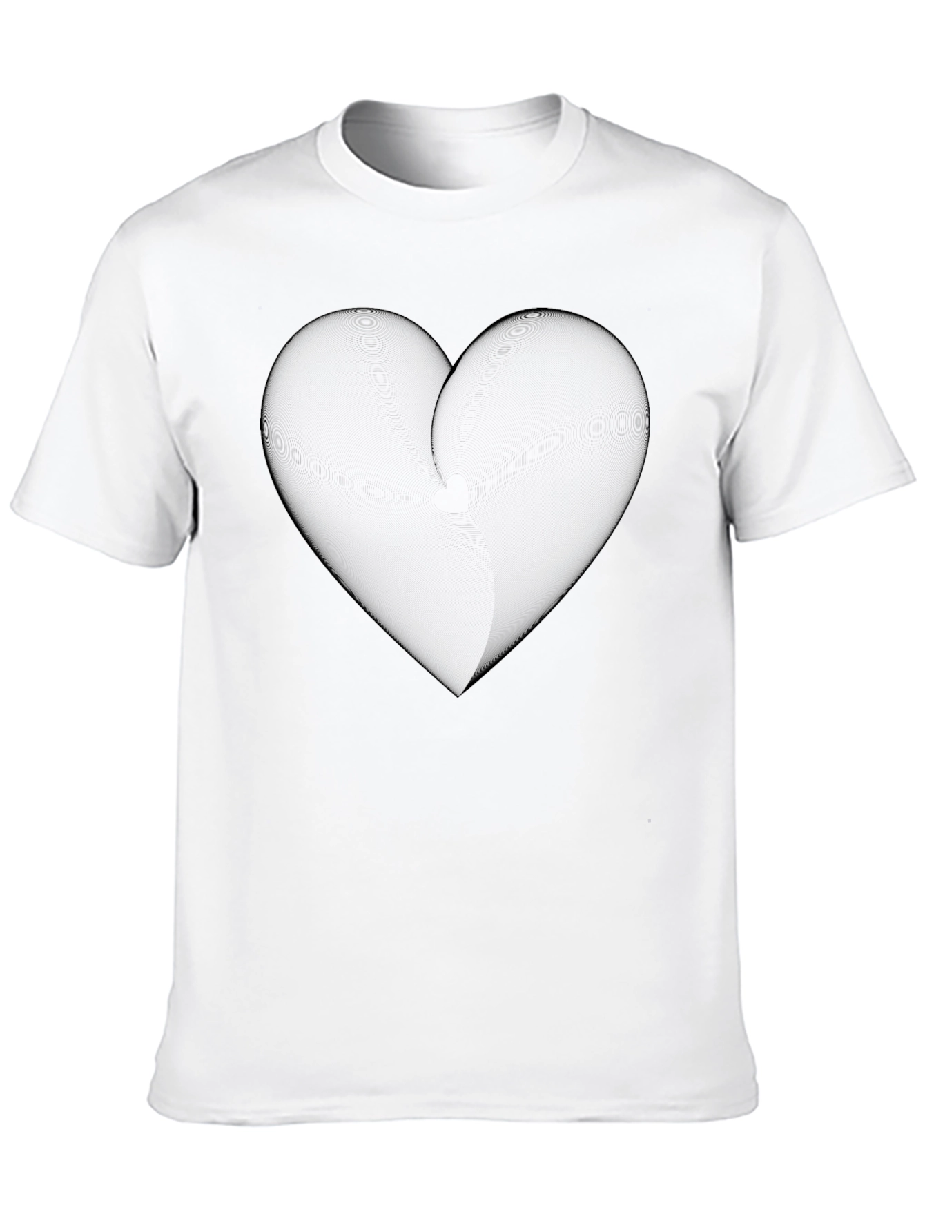 Black Heart Graphic Tee - Modern Casual Style