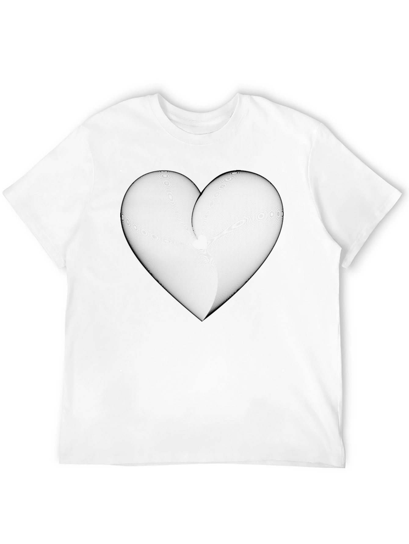 Black Heart Graphic Tee - Modern Casual Style