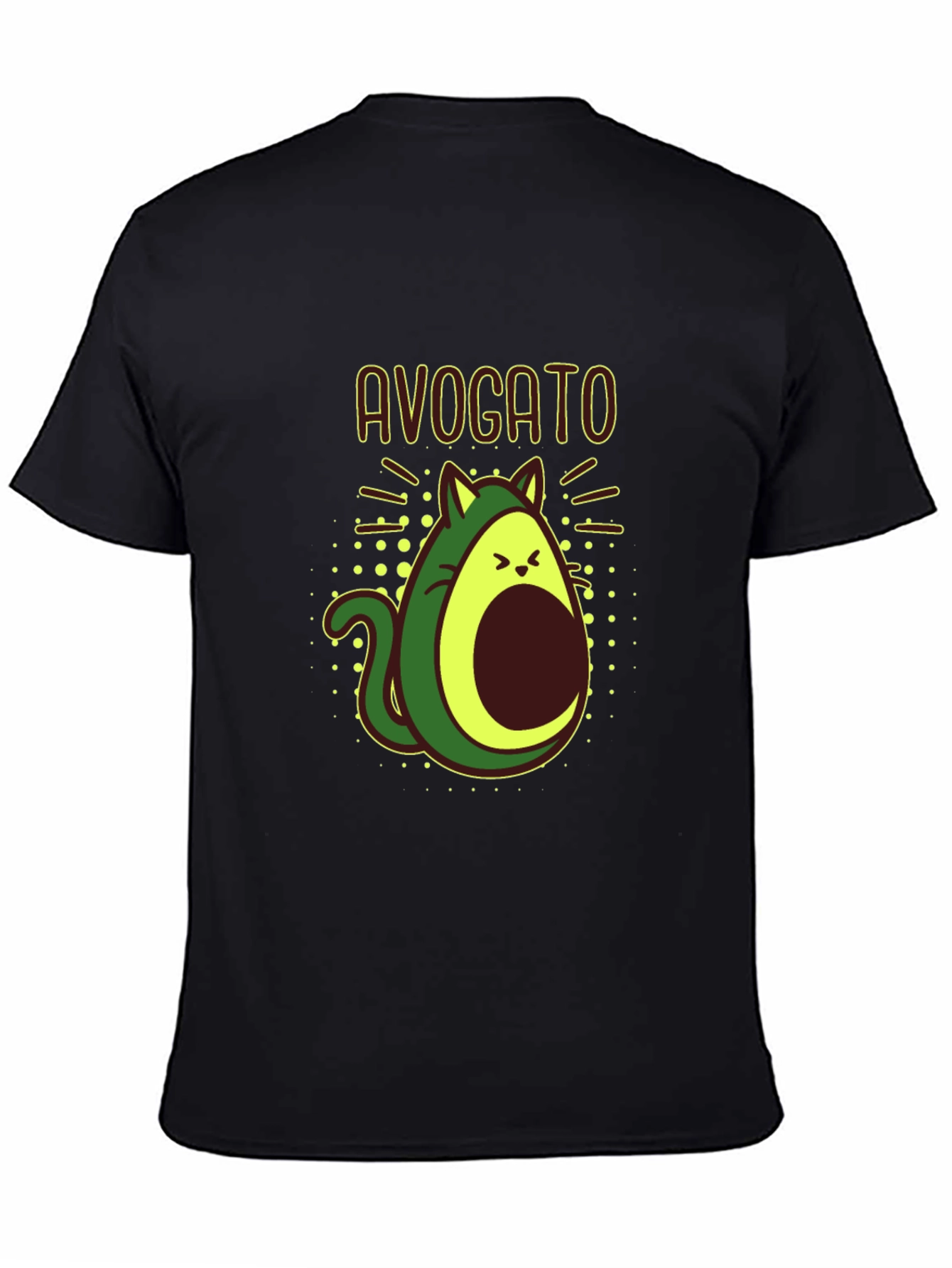 Avogato T-Shirt - Cute Avocado Cat Tee