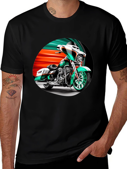 Motorcycle Graphic T-Shirt - Ride in Style