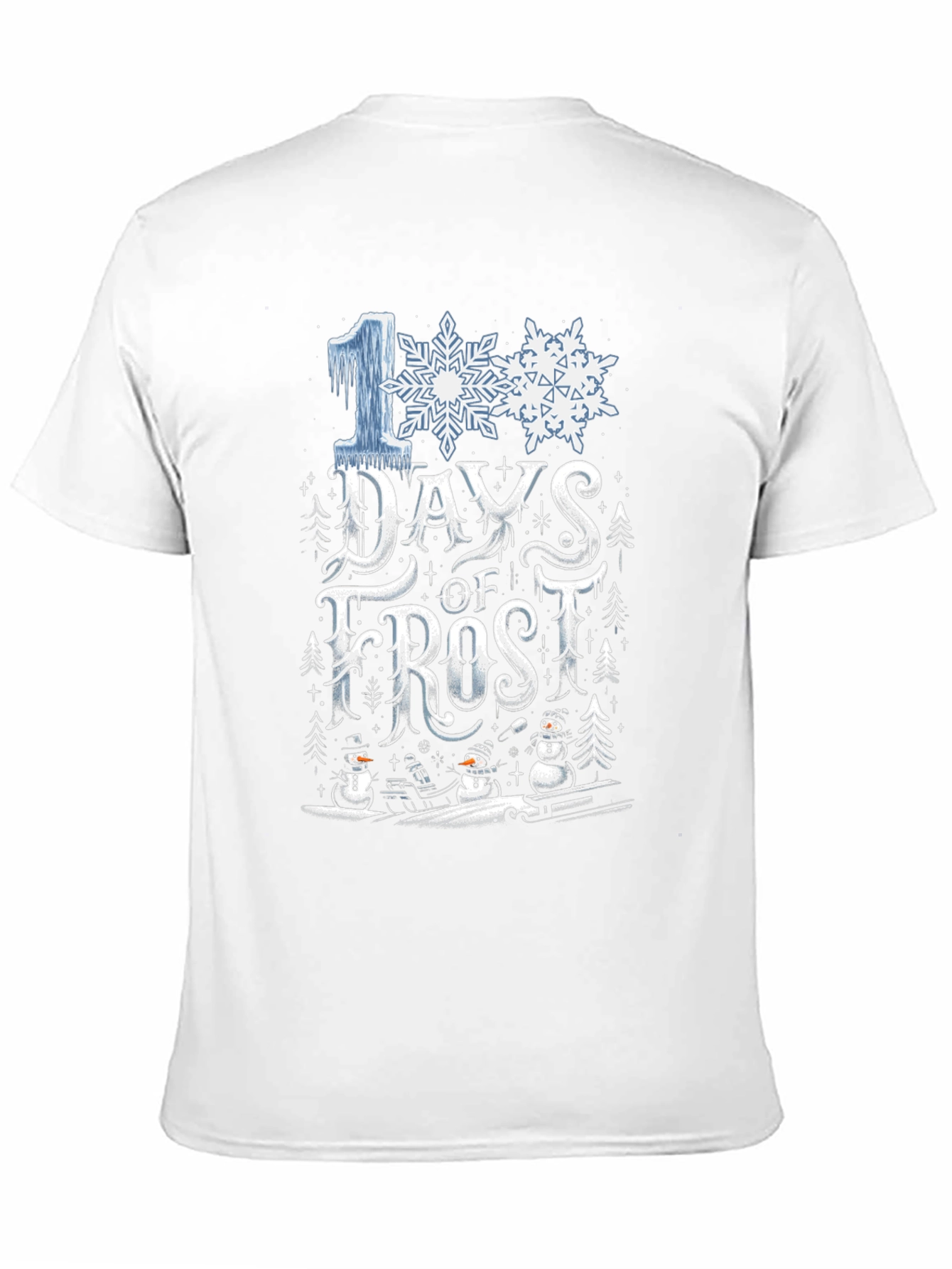 100 Days of Frost T-Shirt - Winter Holiday Tee