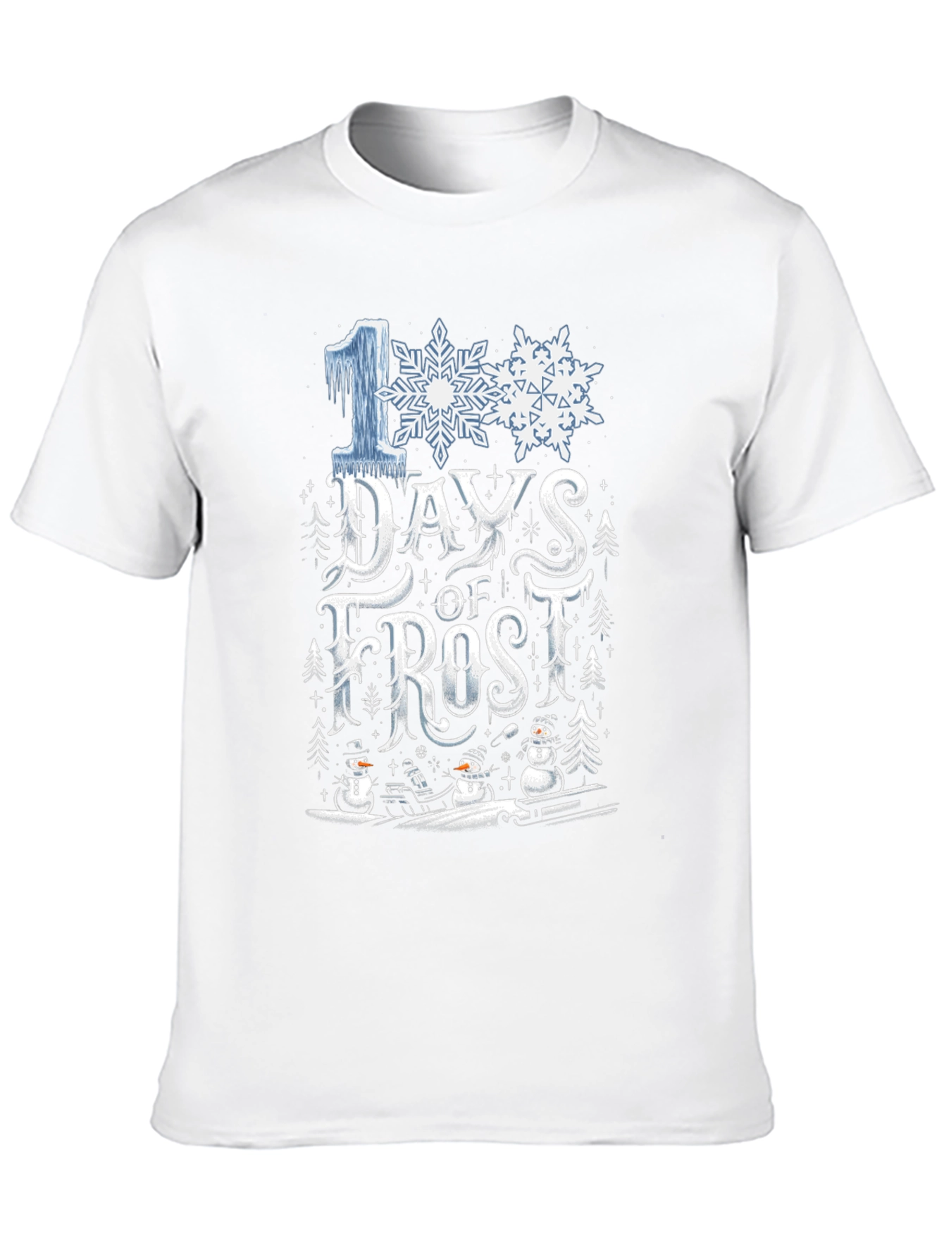 100 Days of Frost T-Shirt - Winter Holiday Tee