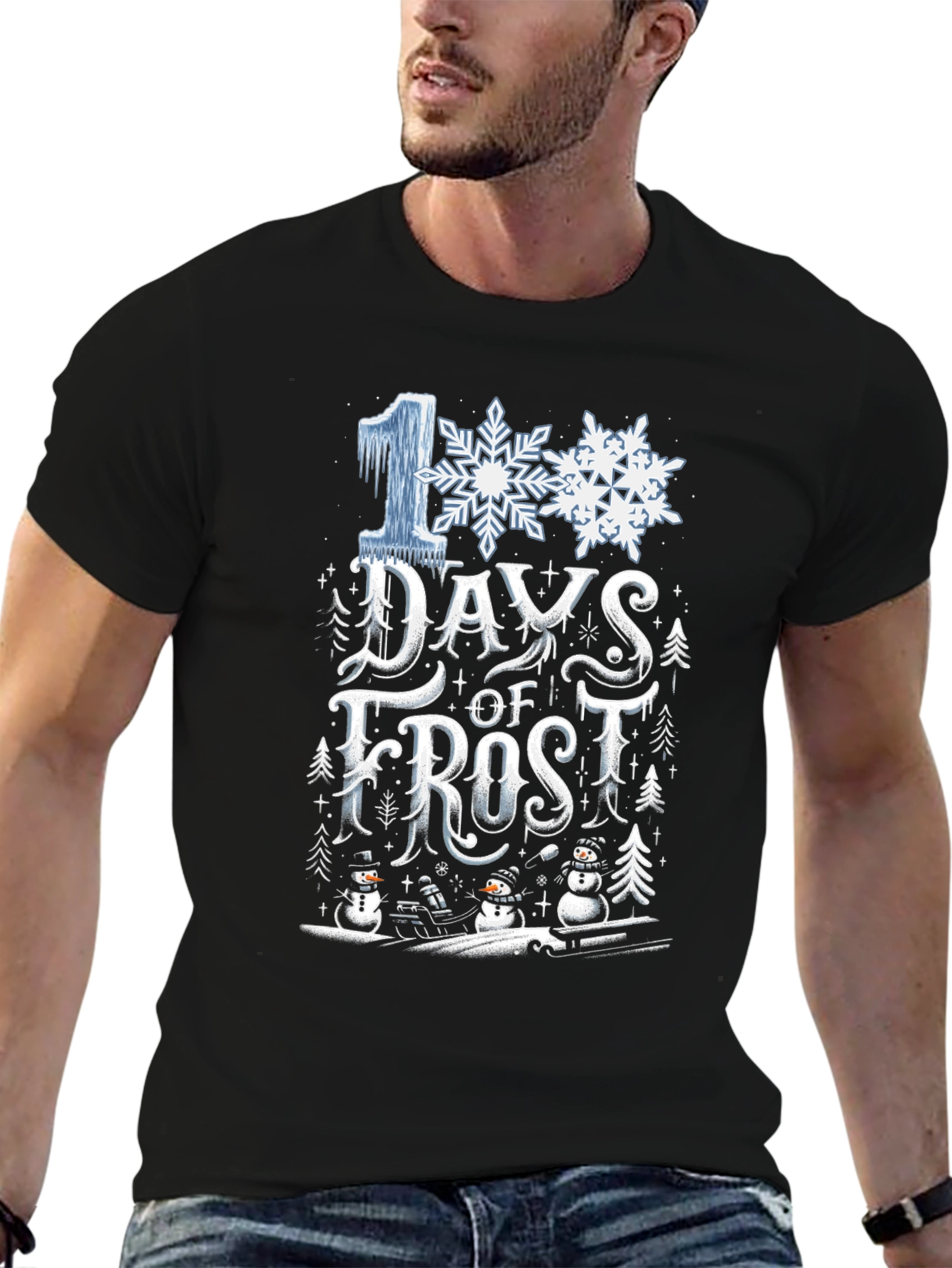 100 Days of Frost T-Shirt - Winter Holiday Tee