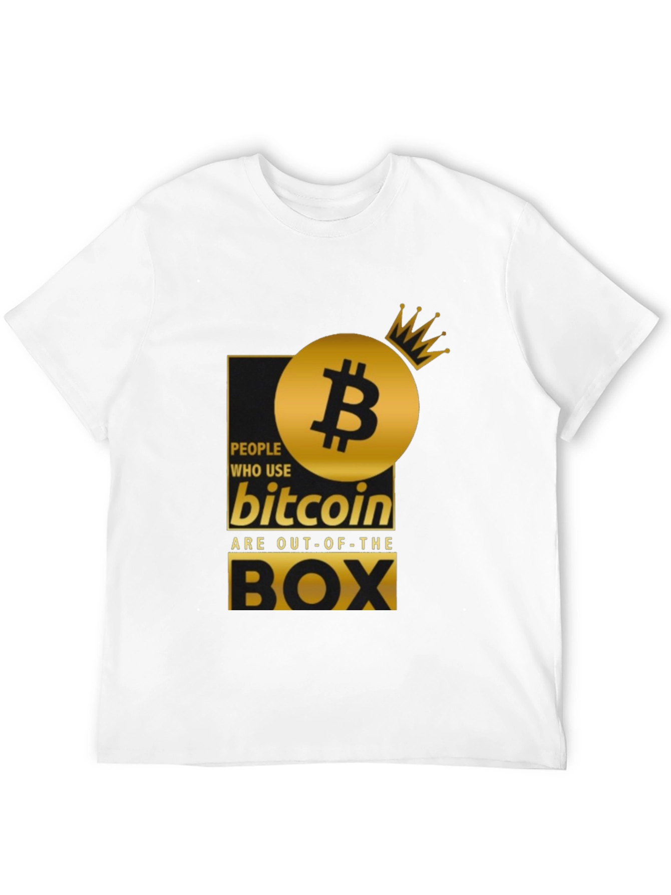 Bitcoin Out-of-the-Box Black T-Shirt