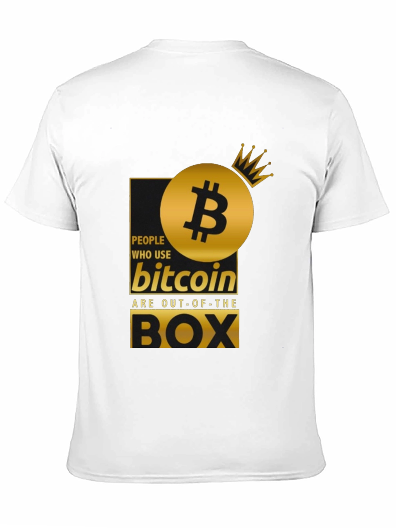 Bitcoin Out-of-the-Box Black T-Shirt
