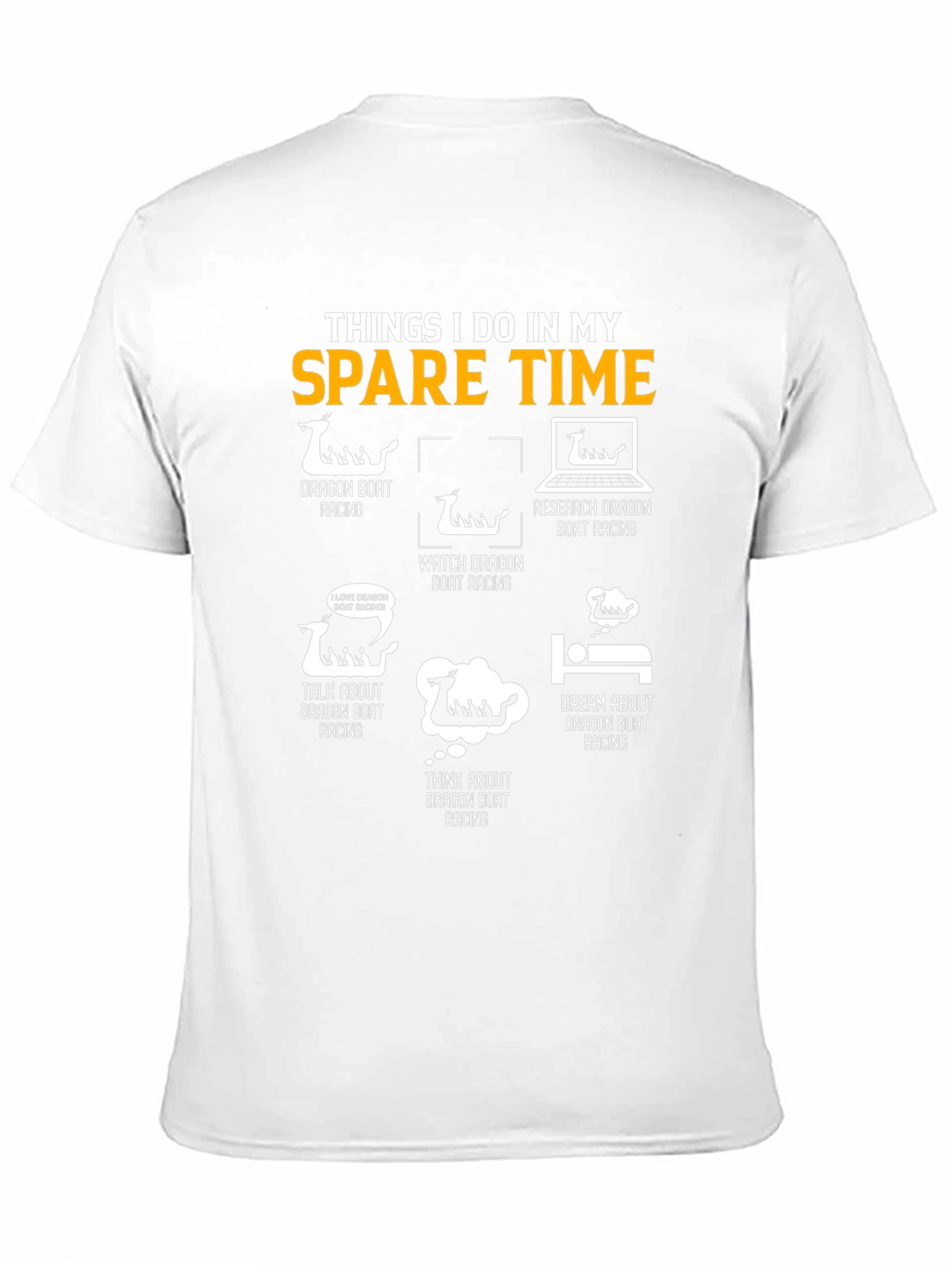 Dragon Boat Racing Spare Time Graphic Tee