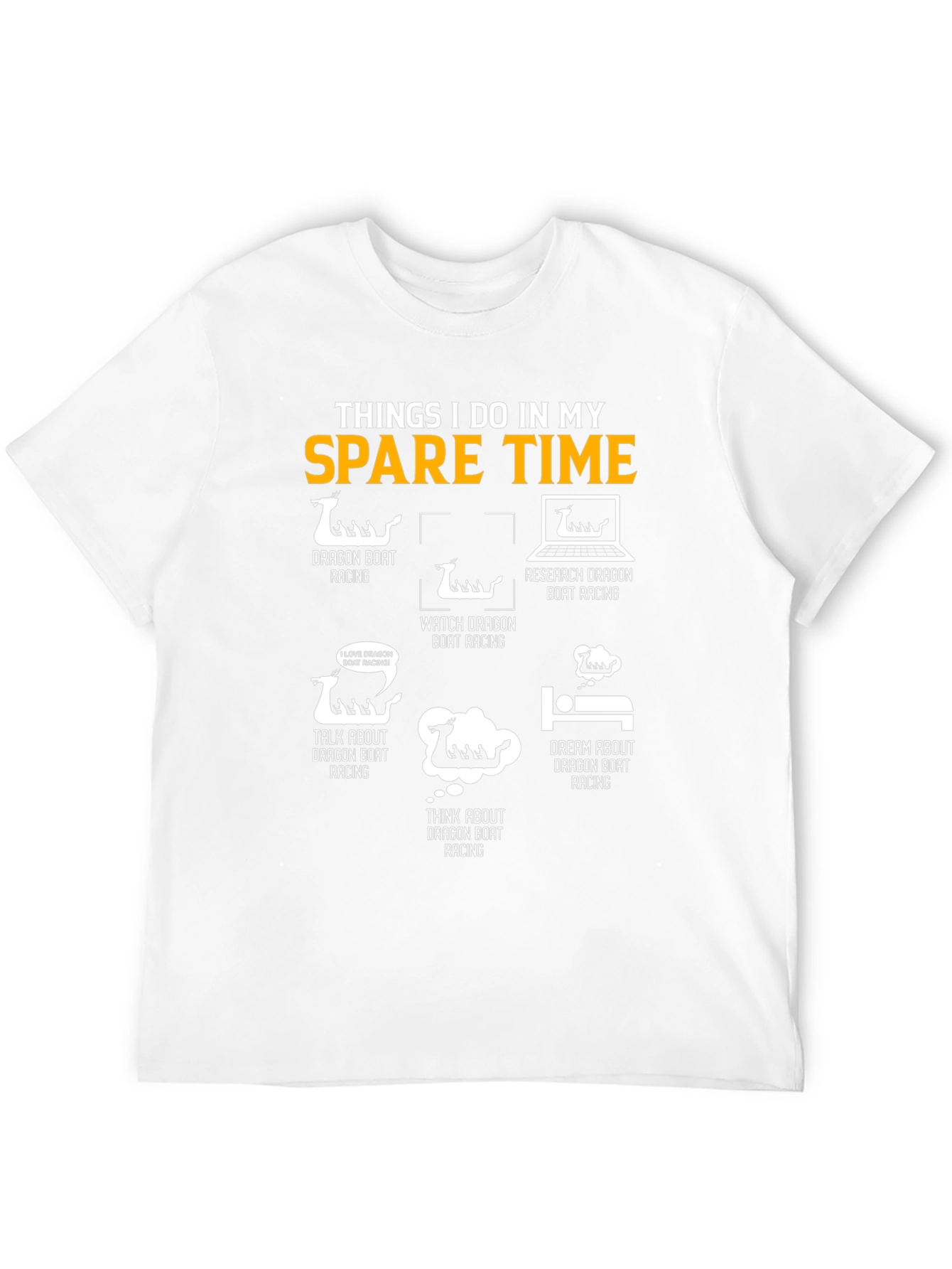 Dragon Boat Racing Spare Time Graphic Tee