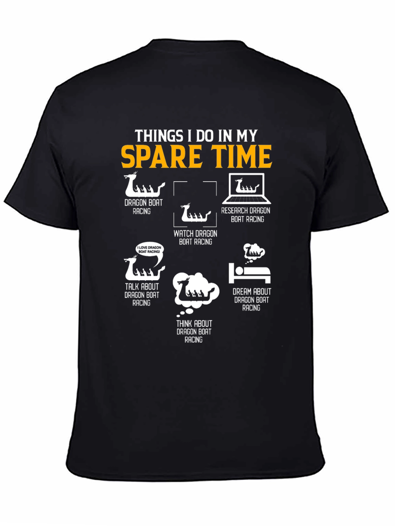 Dragon Boat Racing Spare Time Graphic Tee