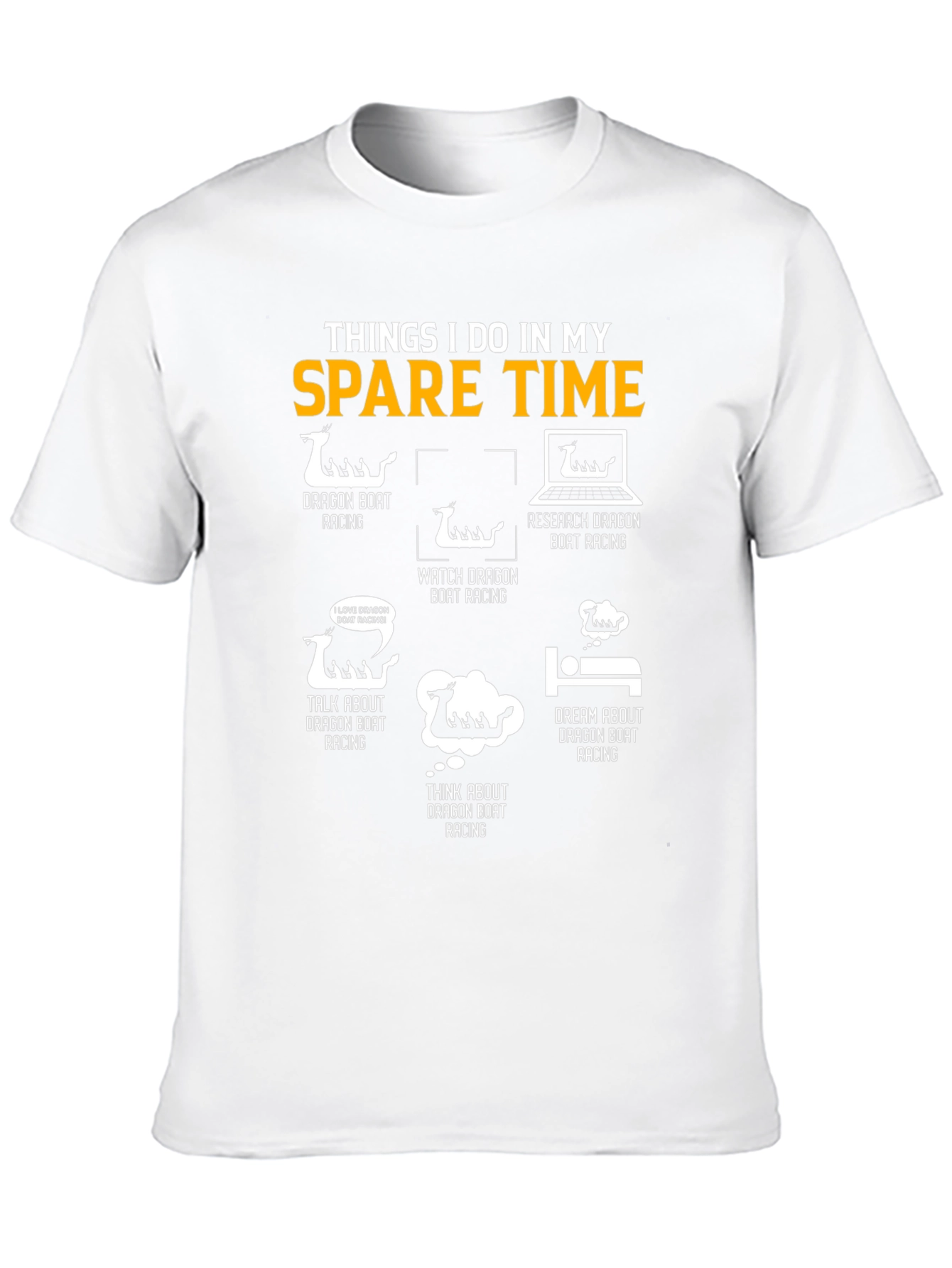 Dragon Boat Racing Spare Time Graphic Tee
