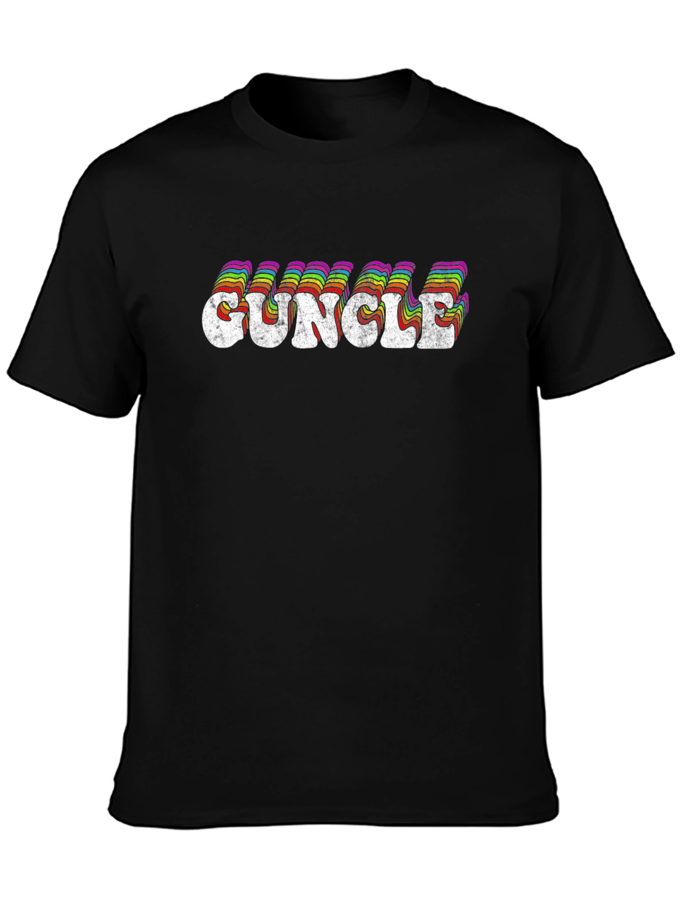 Retro Guncle T-Shirt - Cool Uncle Gift