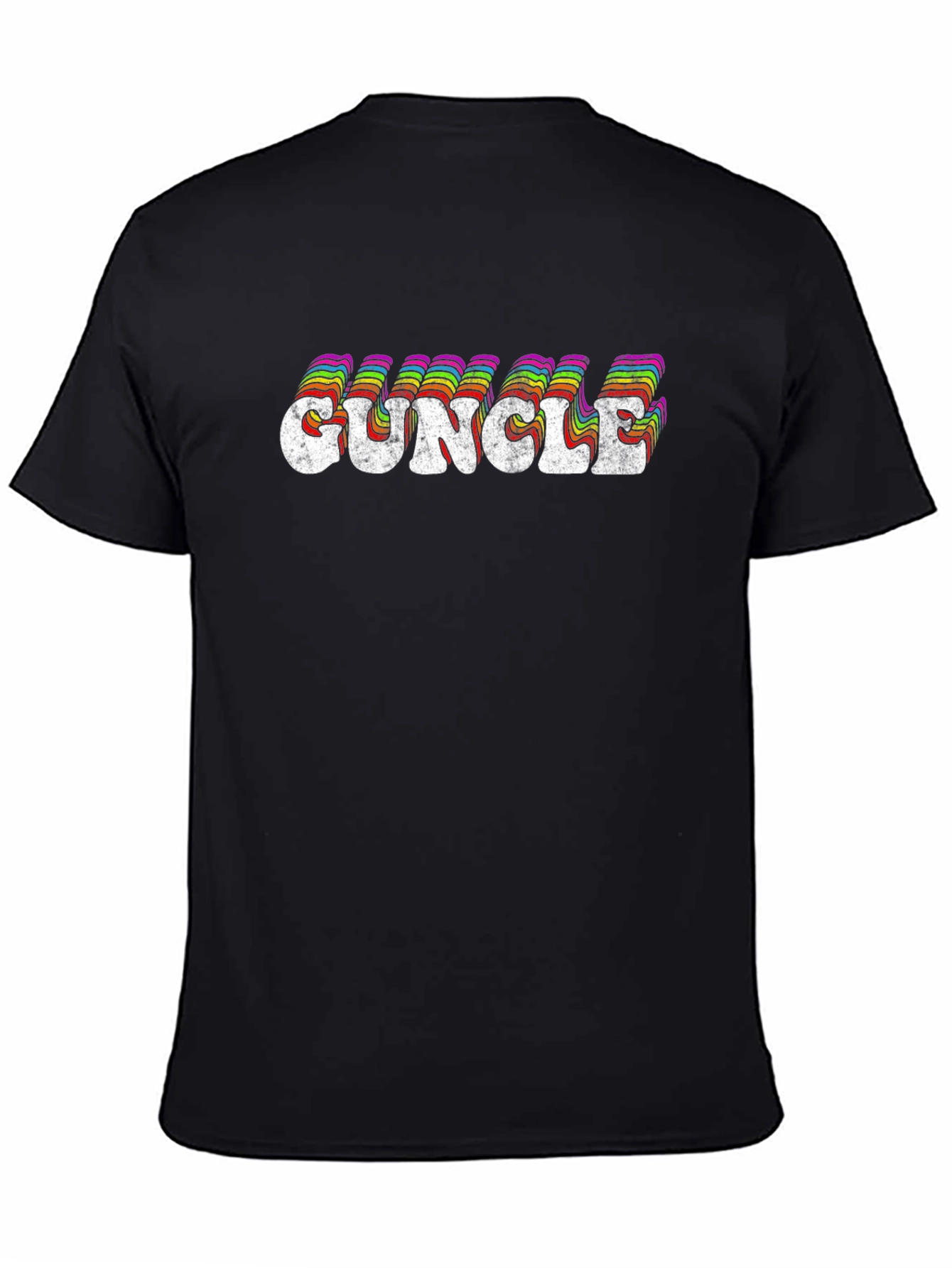Retro Guncle T-Shirt - Cool Uncle Gift