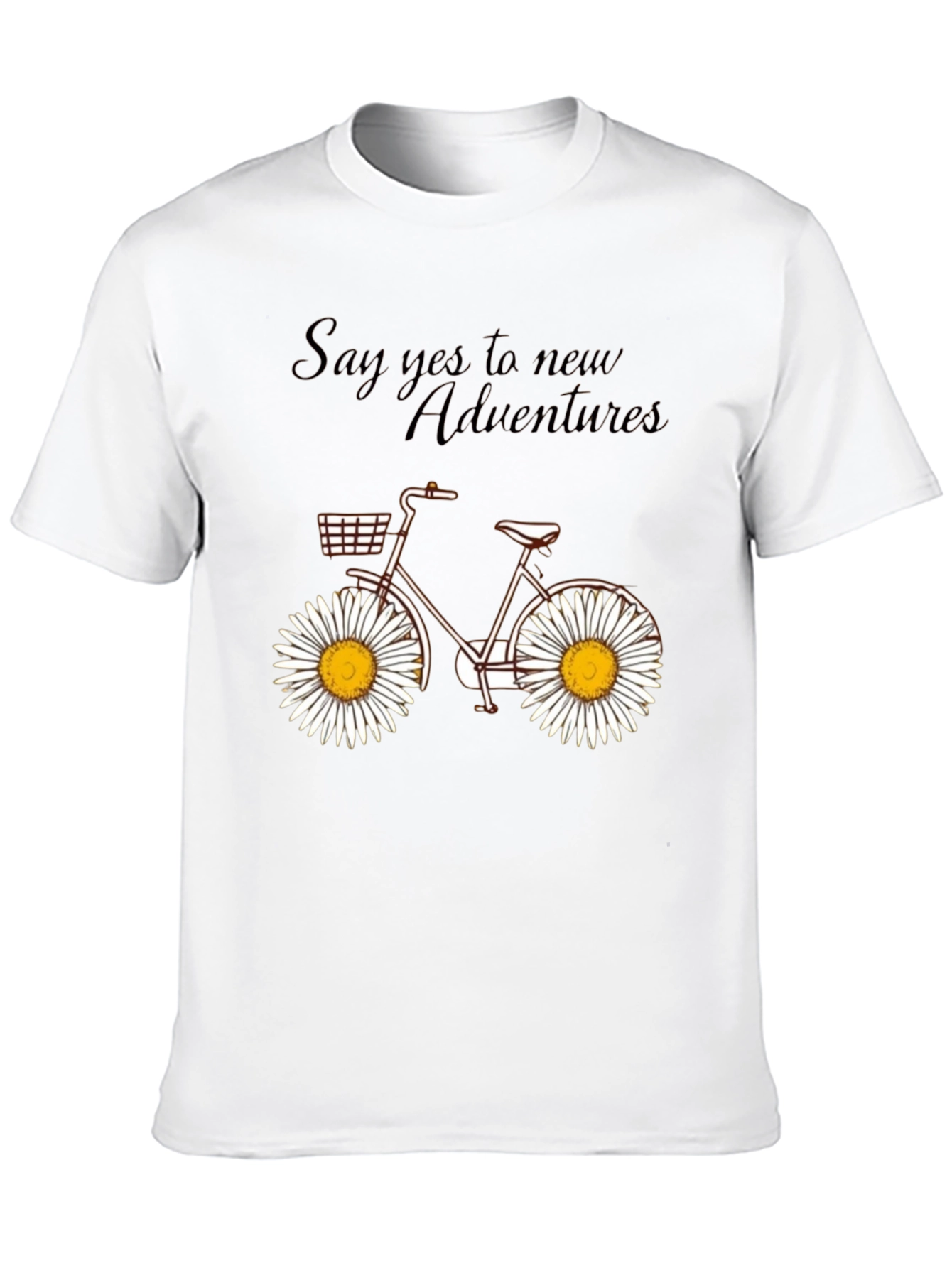 Daisy Wheel Bicycle T-Shirt: Adventure Ready Style