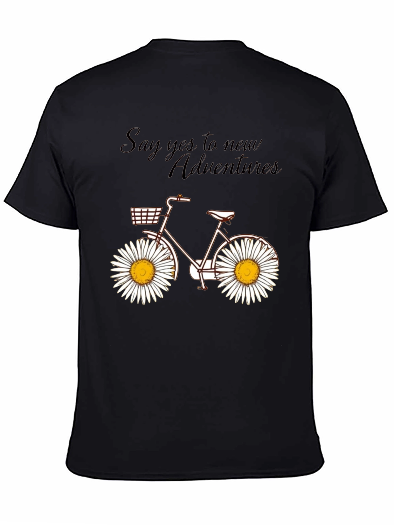 Daisy Wheel Bicycle T-Shirt: Adventure Ready Style