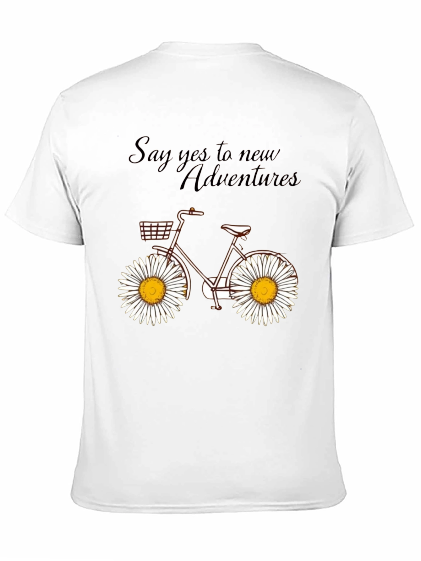 Daisy Wheel Bicycle T-Shirt: Adventure Ready Style