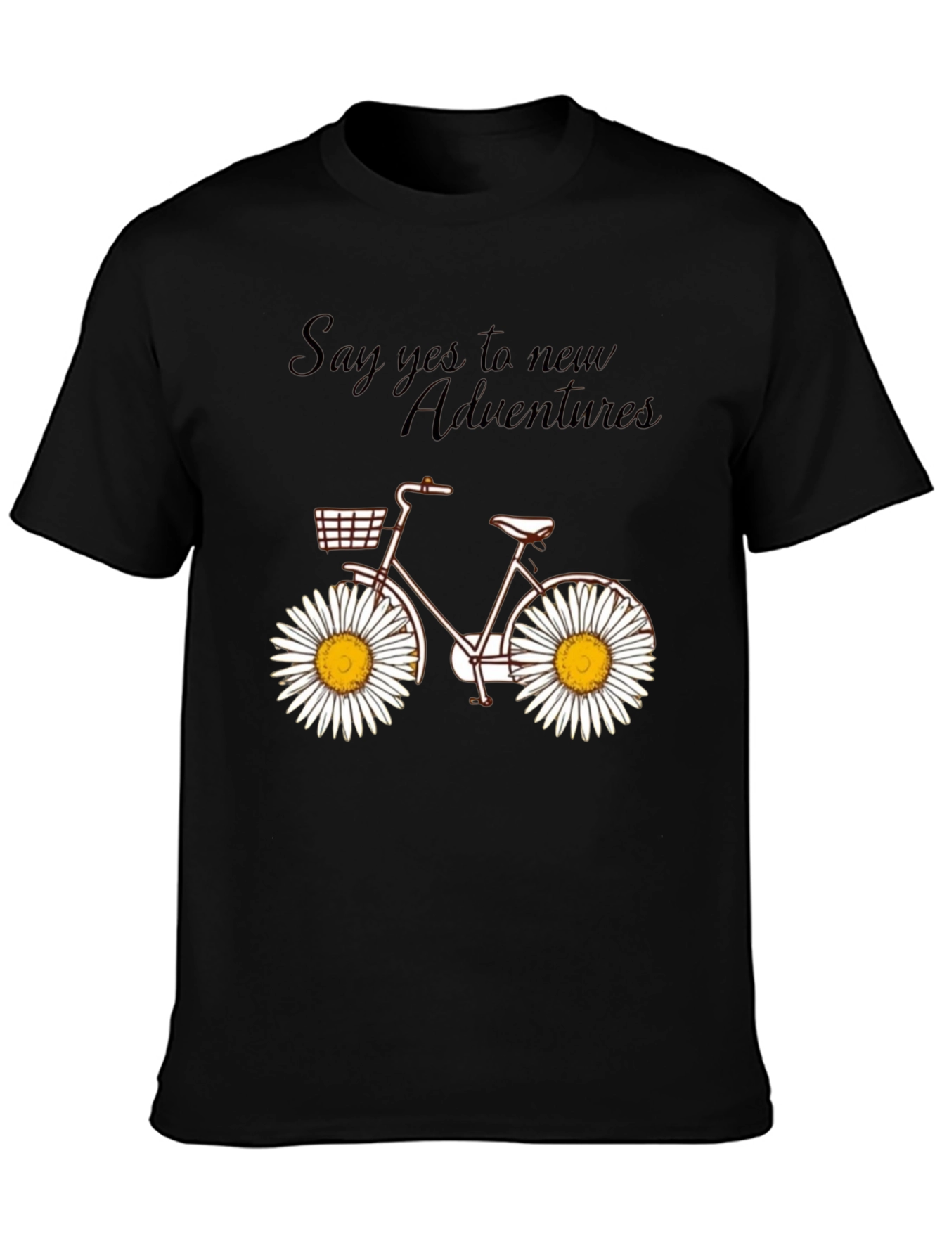 Daisy Wheel Bicycle T-Shirt: Adventure Ready Style