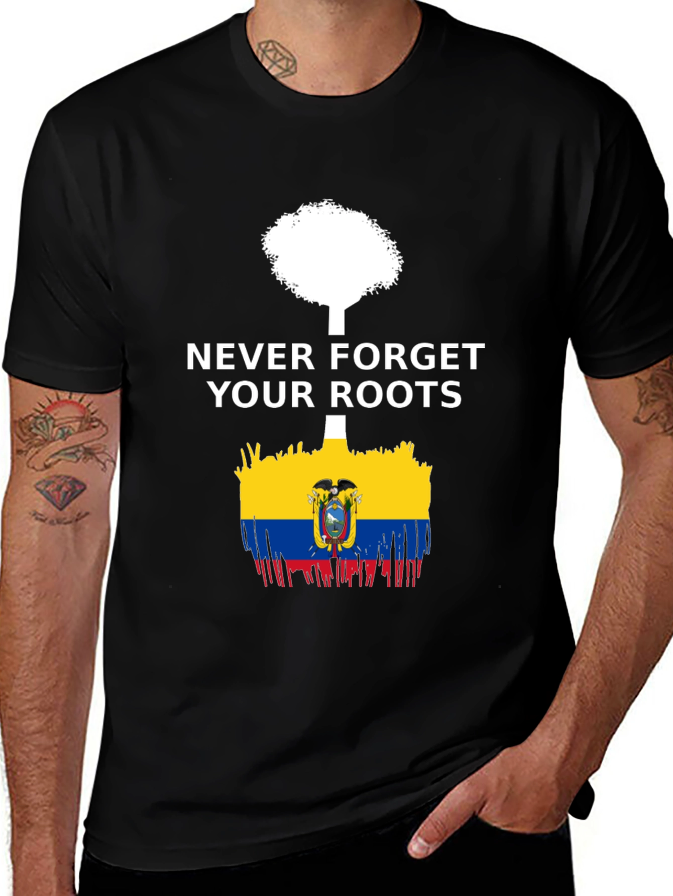 Ecuador Roots T-Shirt - Never Forget