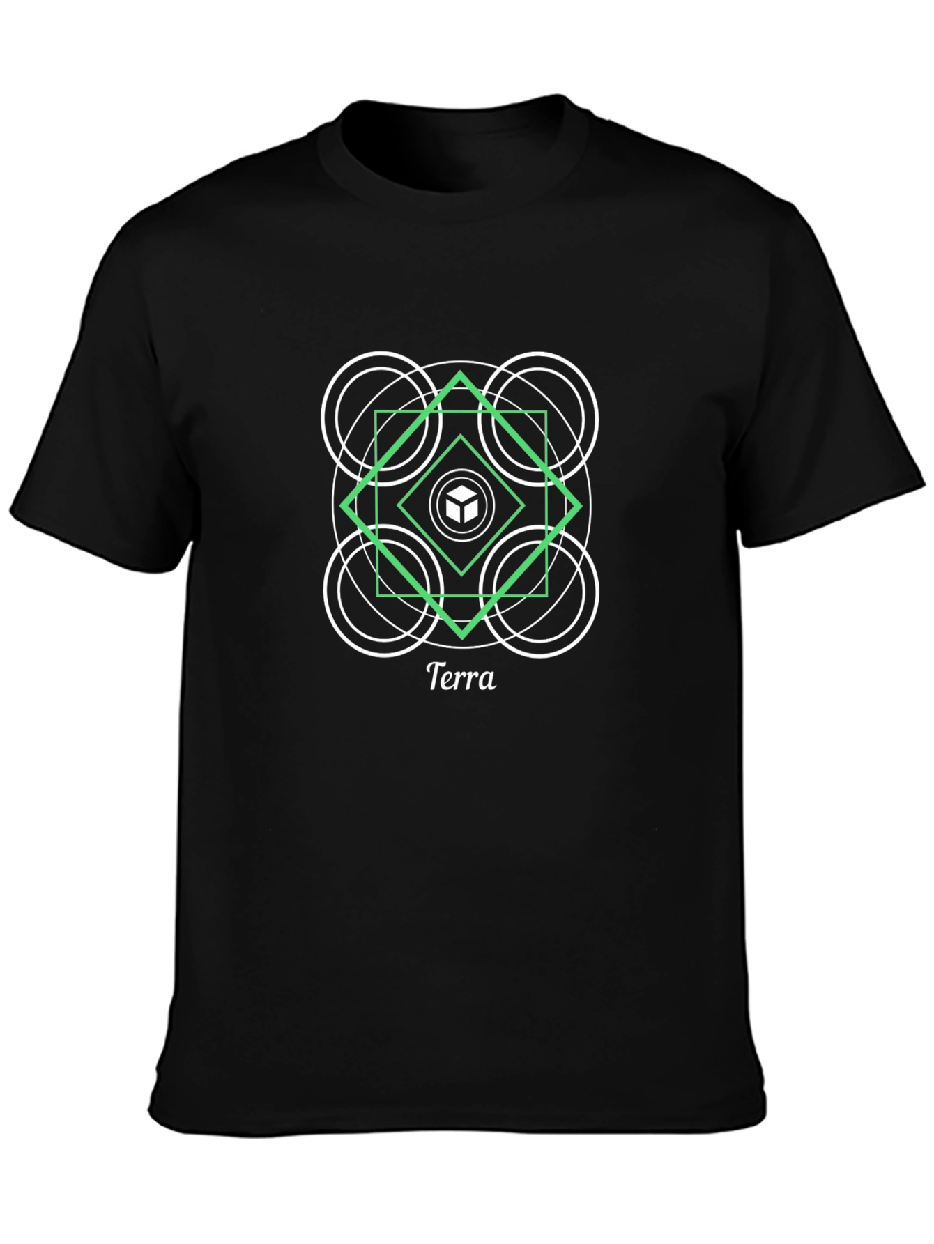 Terra Geometric Graphic T-Shirt - Modern Crypto Fashion