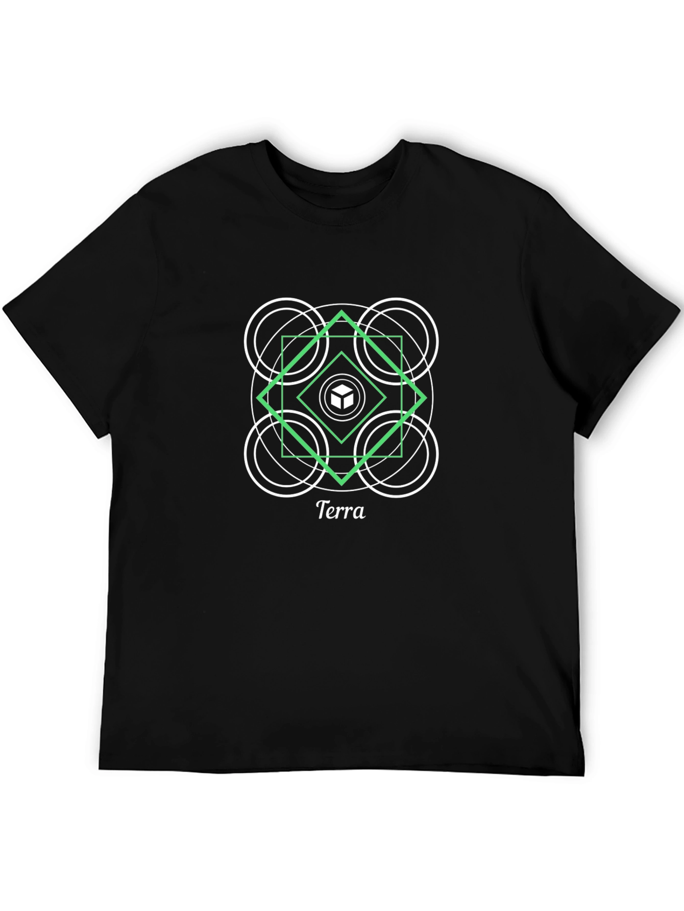 Terra Geometric Graphic T-Shirt - Modern Crypto Fashion
