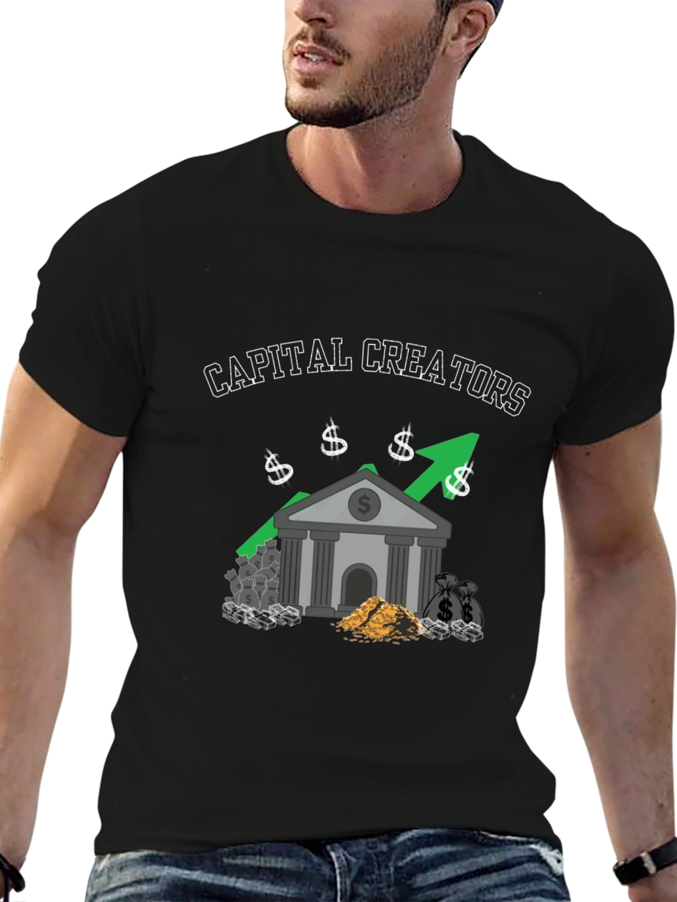 Capital Creators Graphic Tee - Black