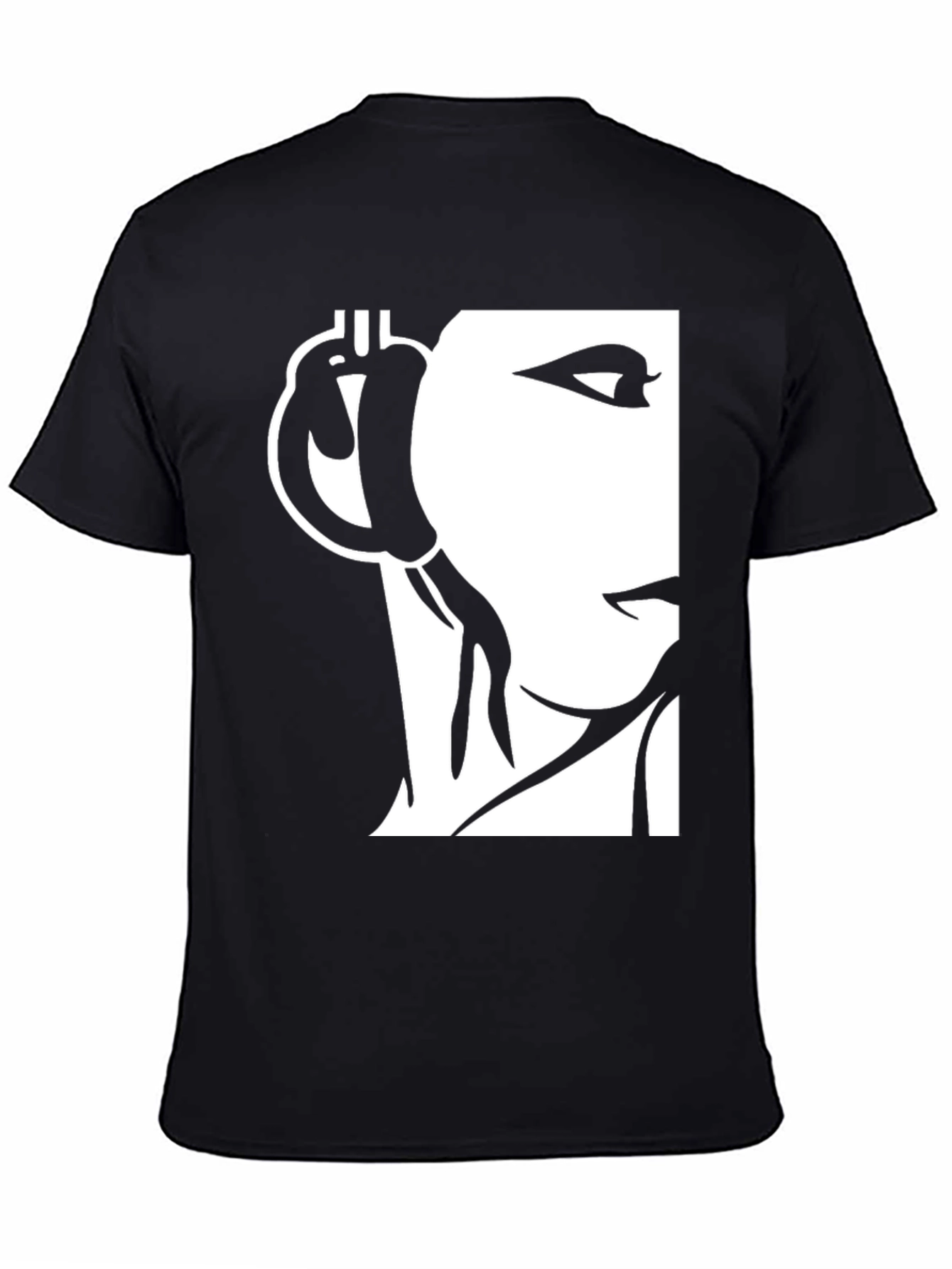 Abstract Woman Graphic Print T-Shirt