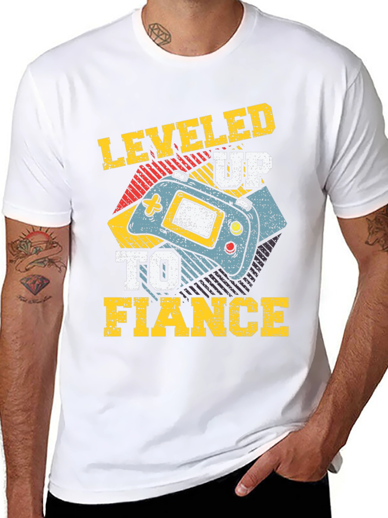 Leveled Up to Fiance T-Shirt