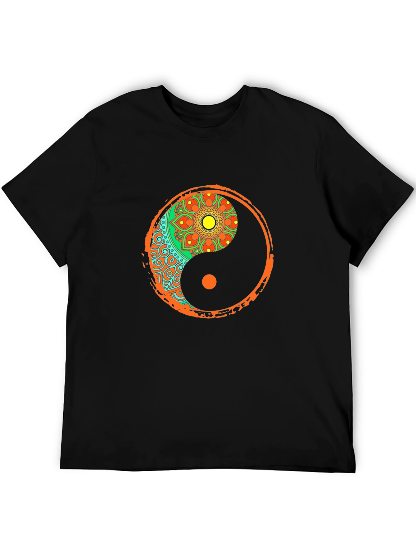 Yin Yang Mandala Graphic Tee
