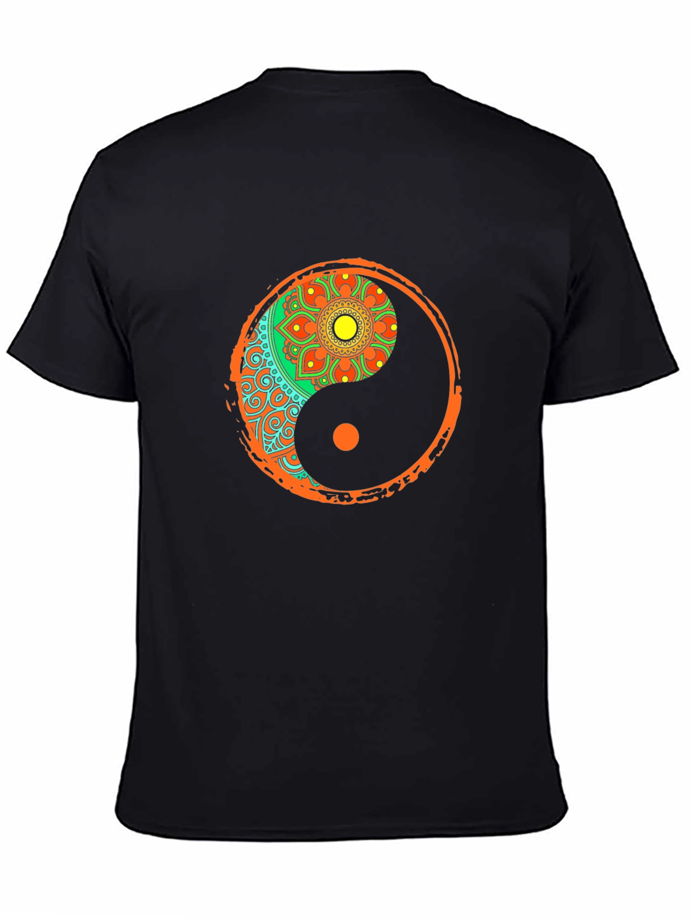 Yin Yang Mandala Graphic Tee