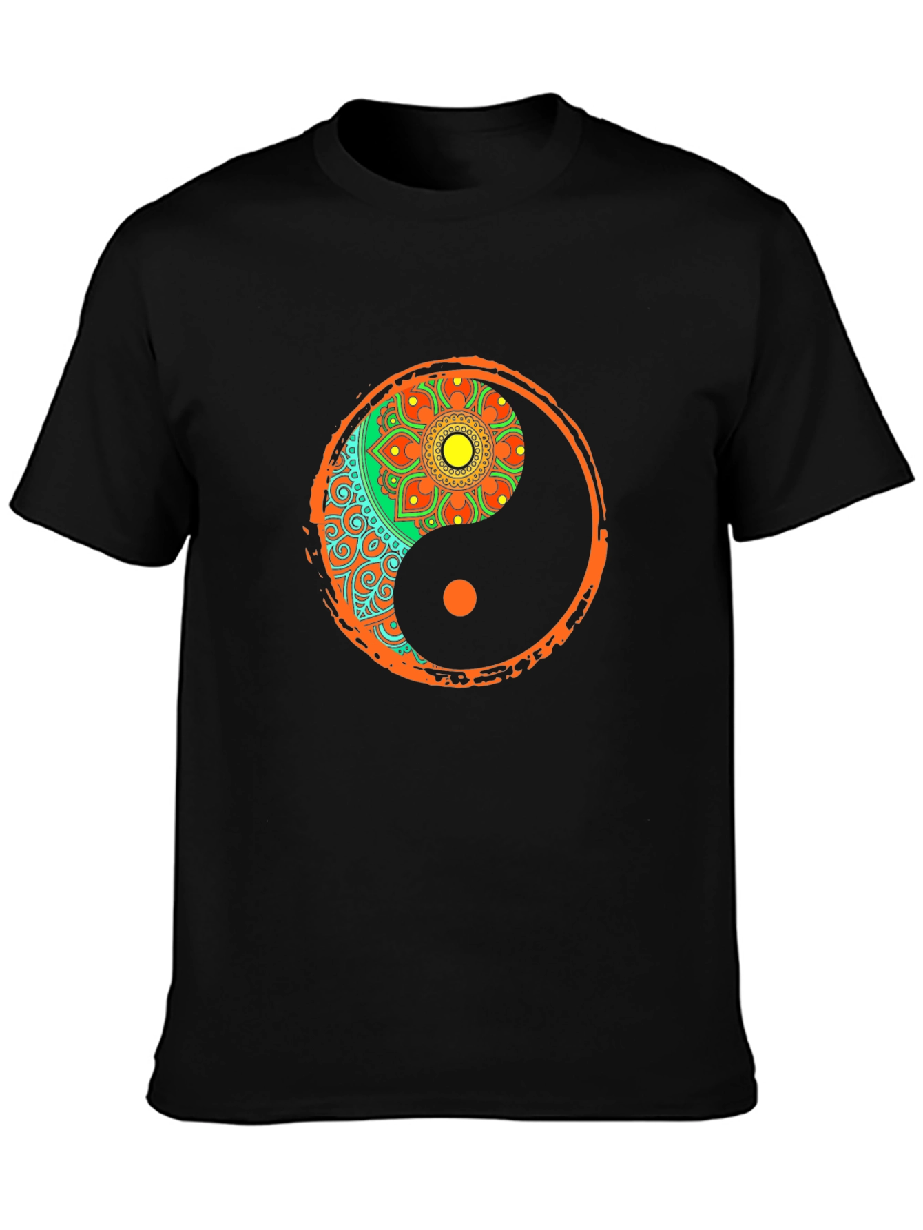 Yin Yang Mandala Graphic Tee