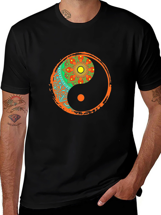 Yin Yang Mandala Graphic Tee