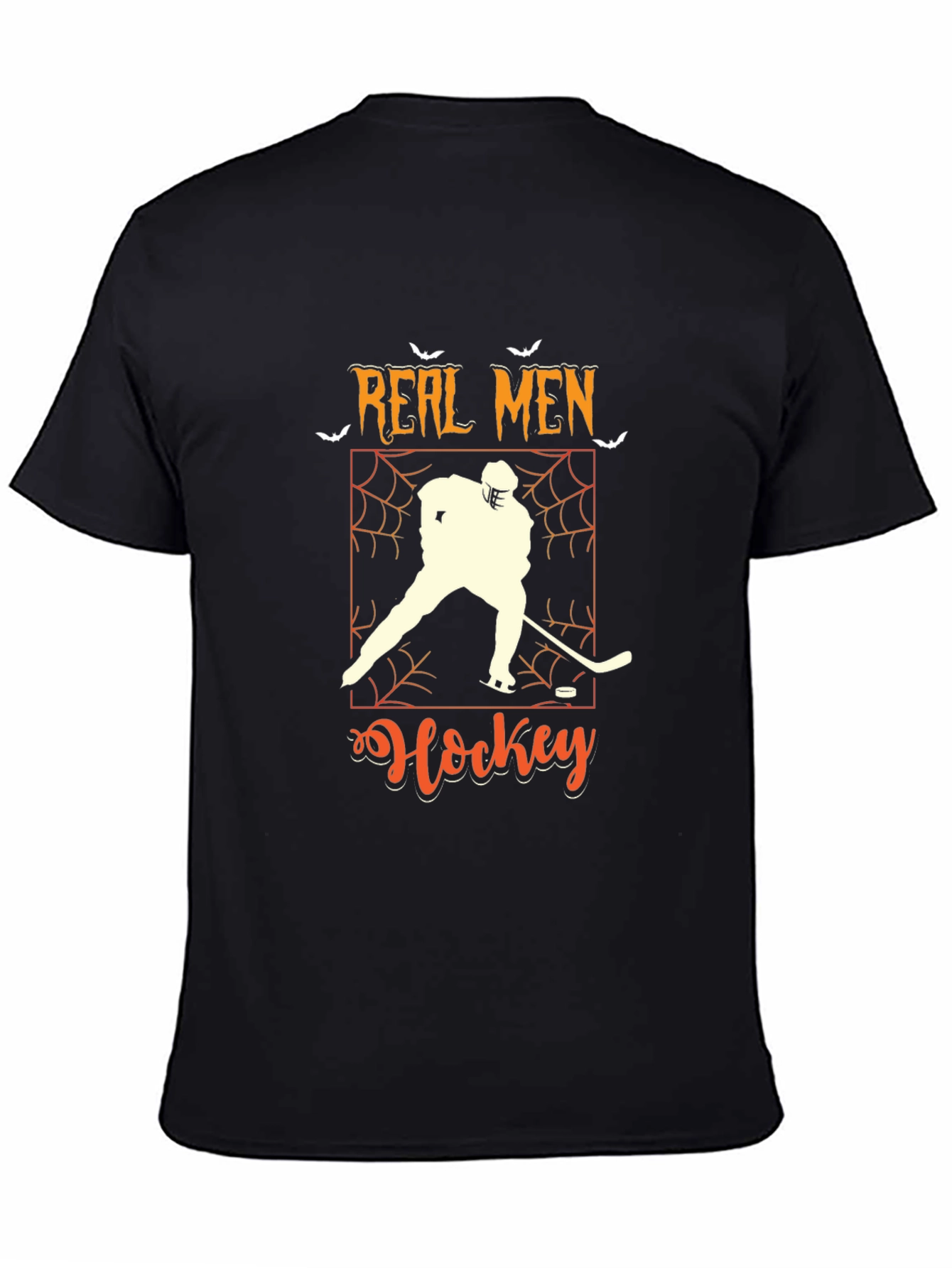 Real Men Hockey Graphic T-Shirt