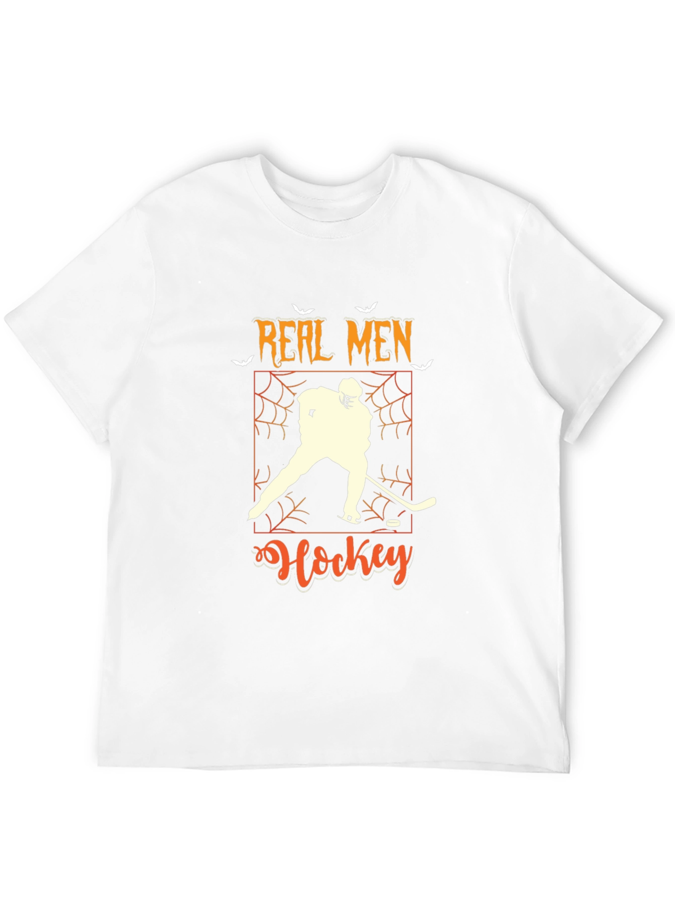 Real Men Hockey Graphic T-Shirt